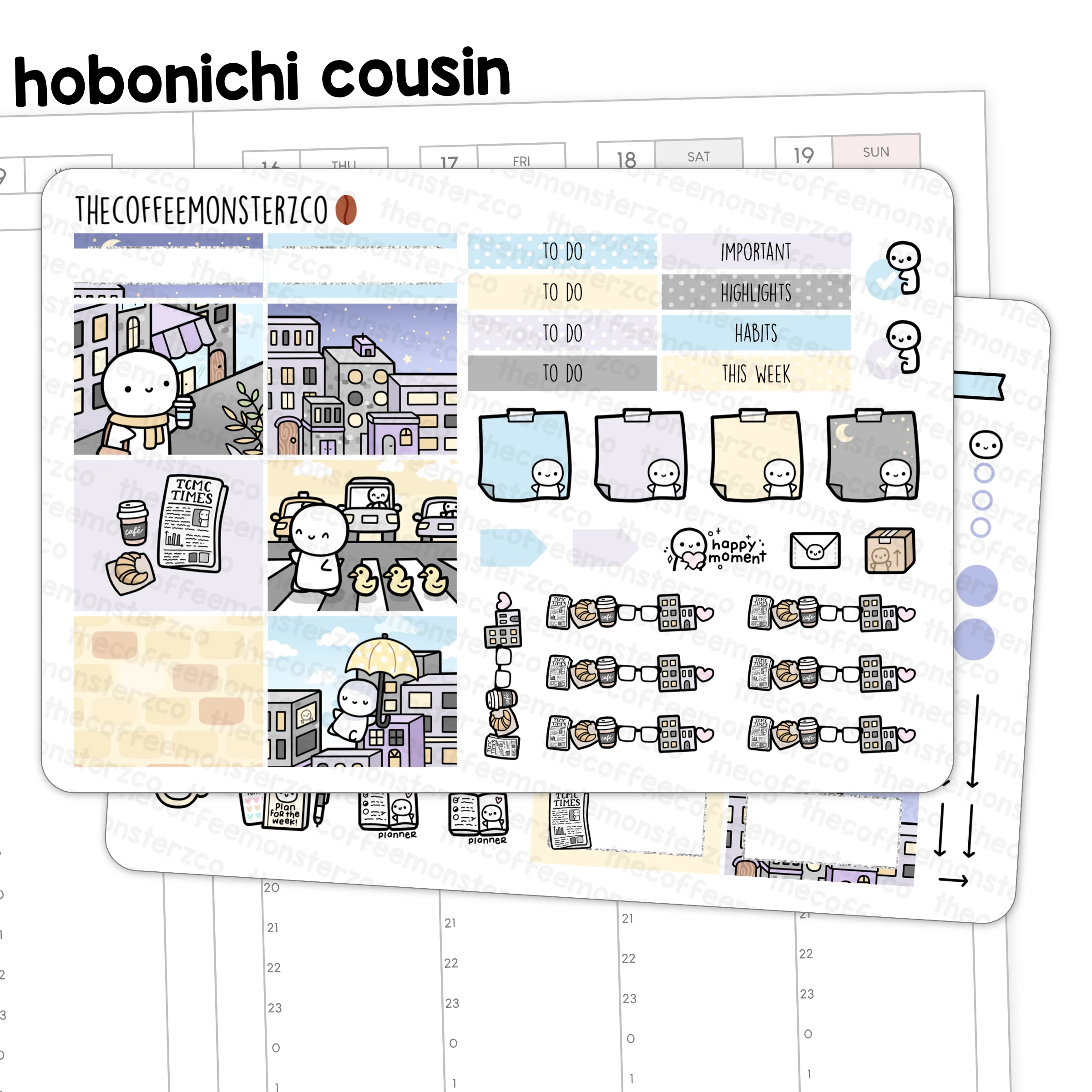 City Life Hobonichi Cousin Kit