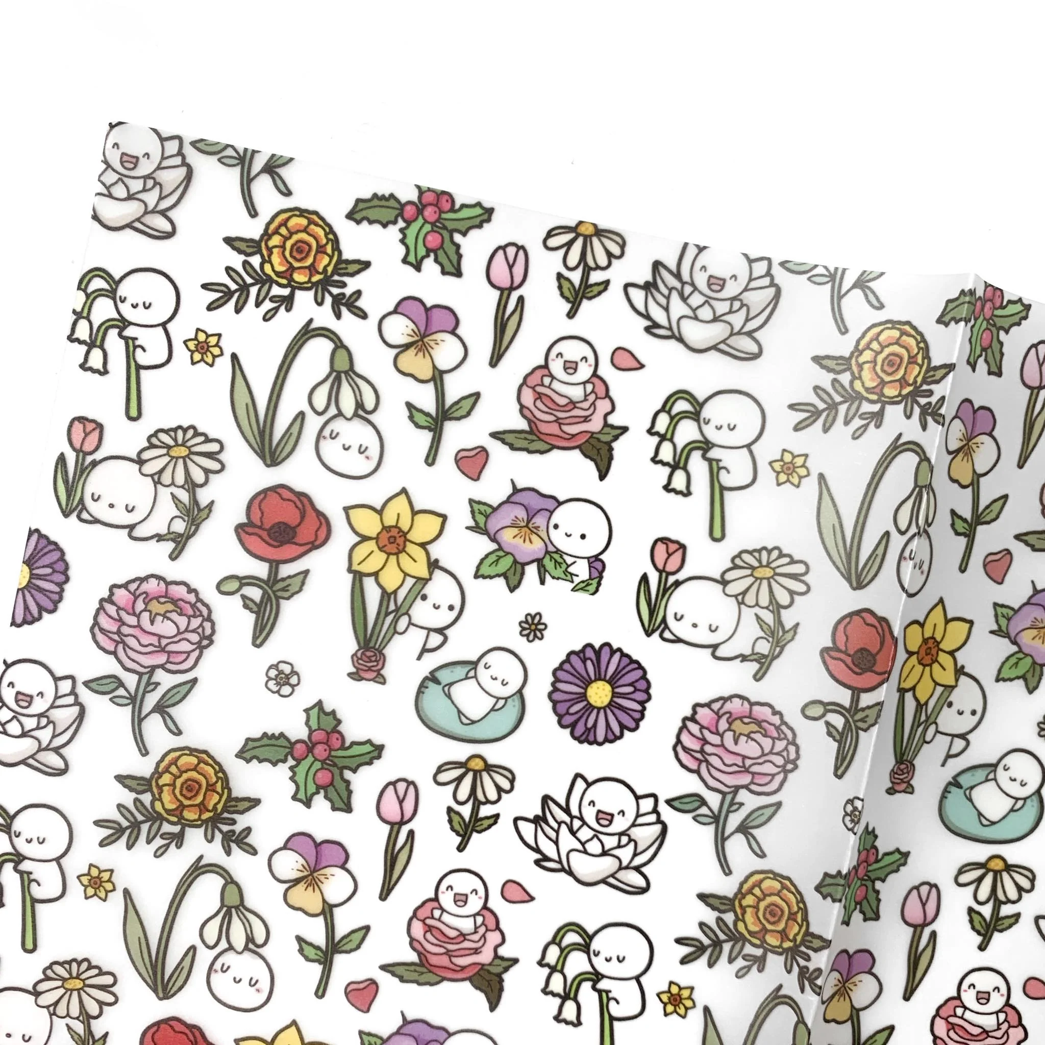 Flower Emotis - Vellum Paper