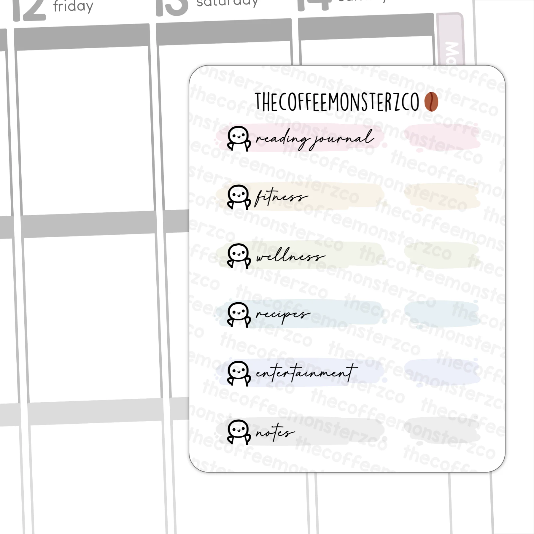 Note Page Swatches