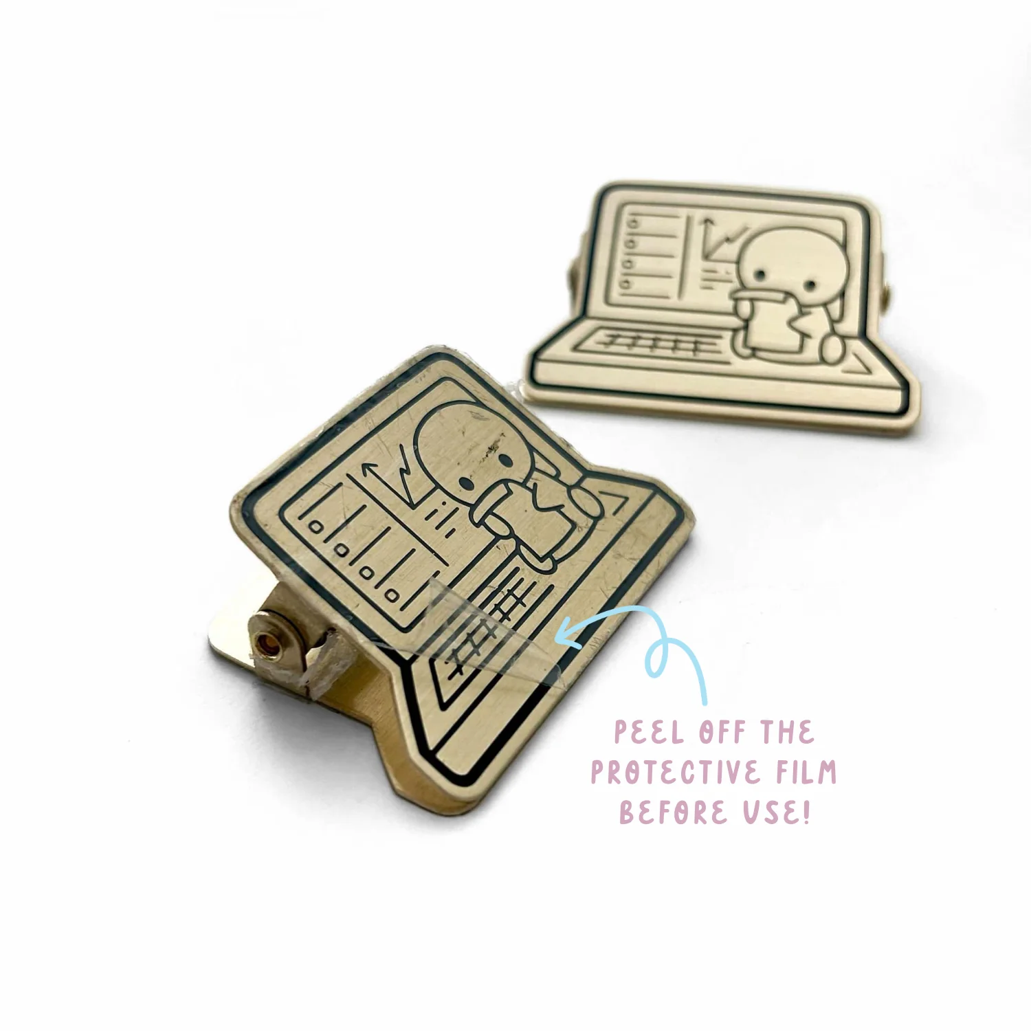 Clickety Clack - Brass Clip