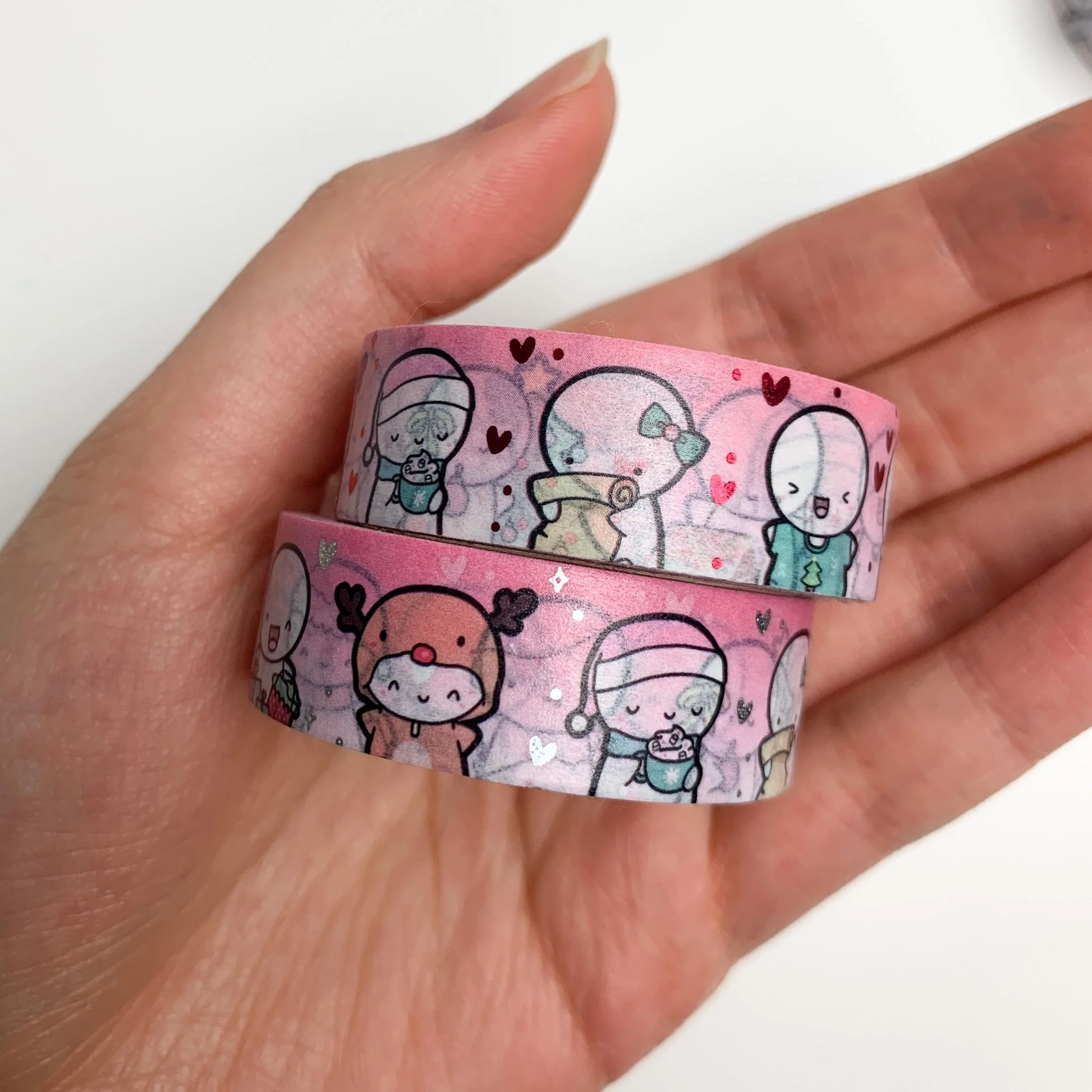 Christmas Emoti Washi Tape - 15mm