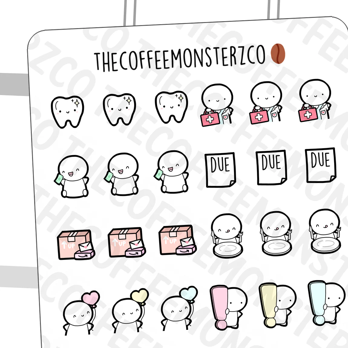 Monthly Icon Doodles
