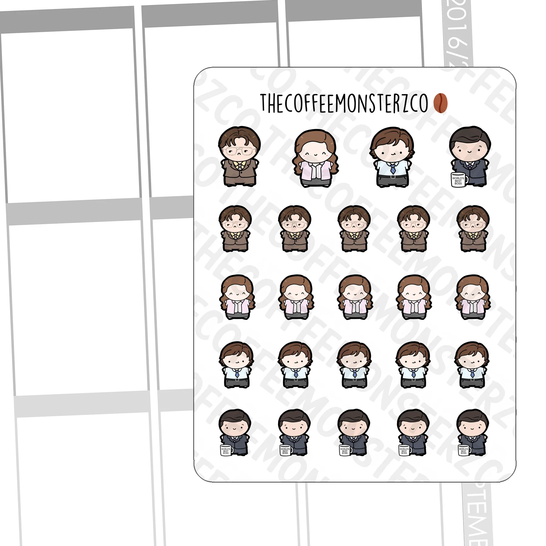 The Office Emotis