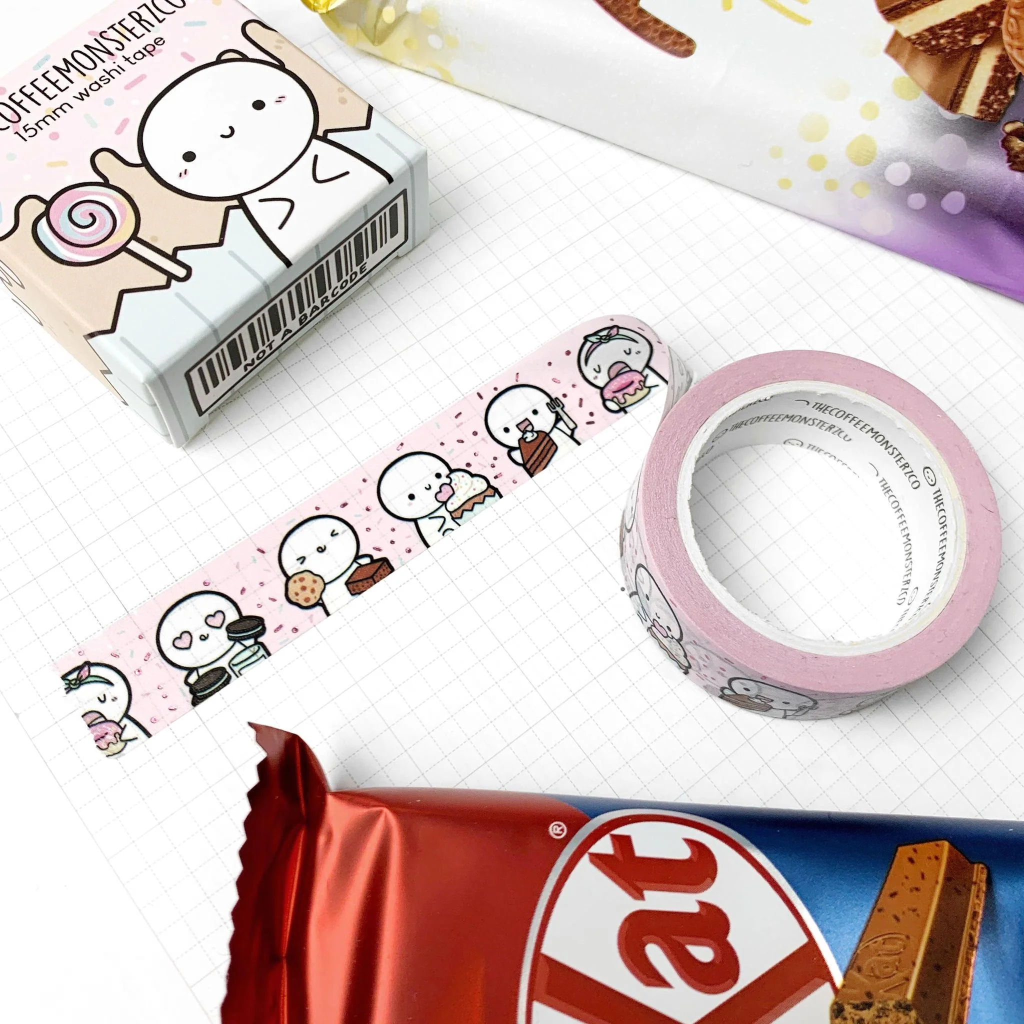 Sweet Treats Washi Tape - 15mm (1 per customer)