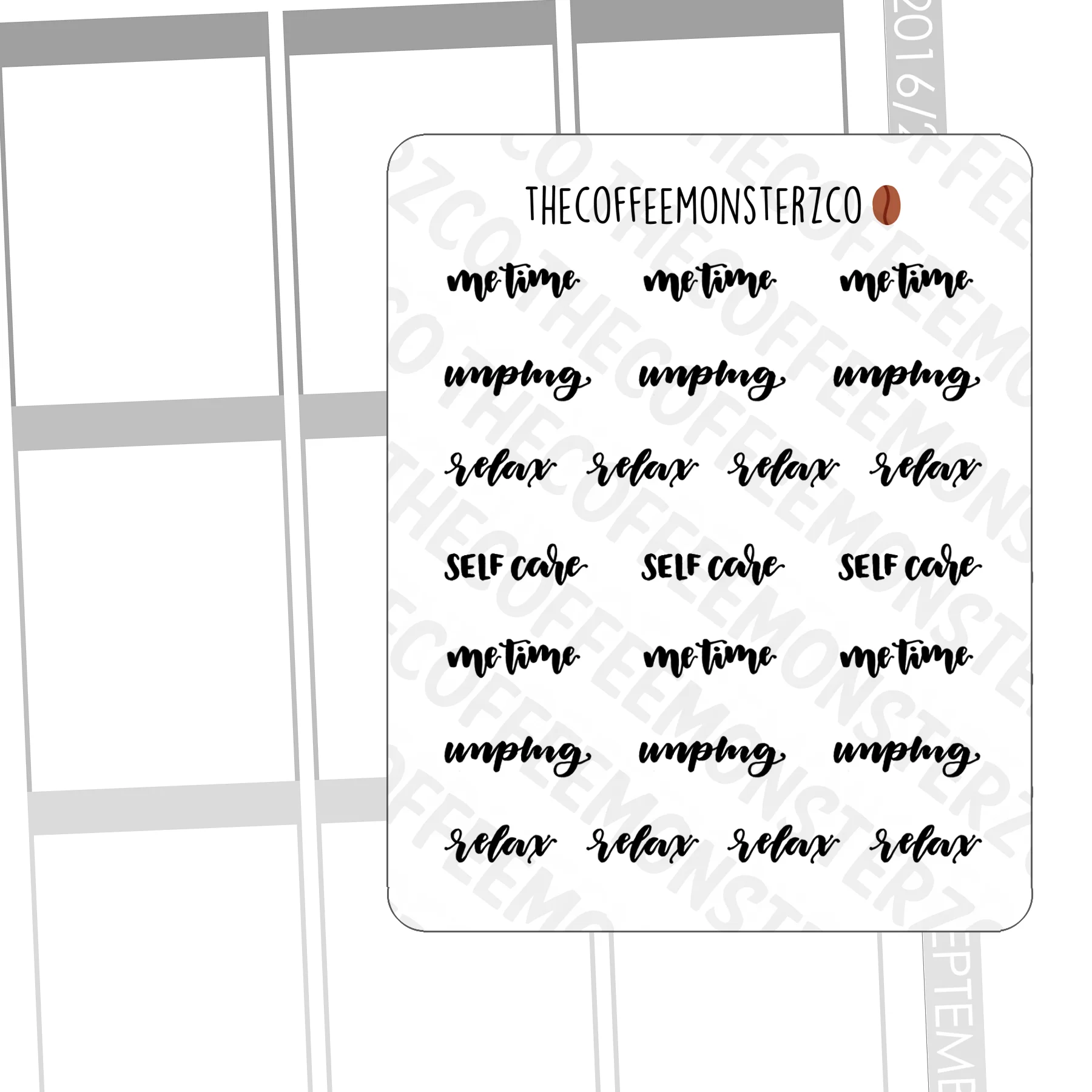 Helen's Lettering: Me Time