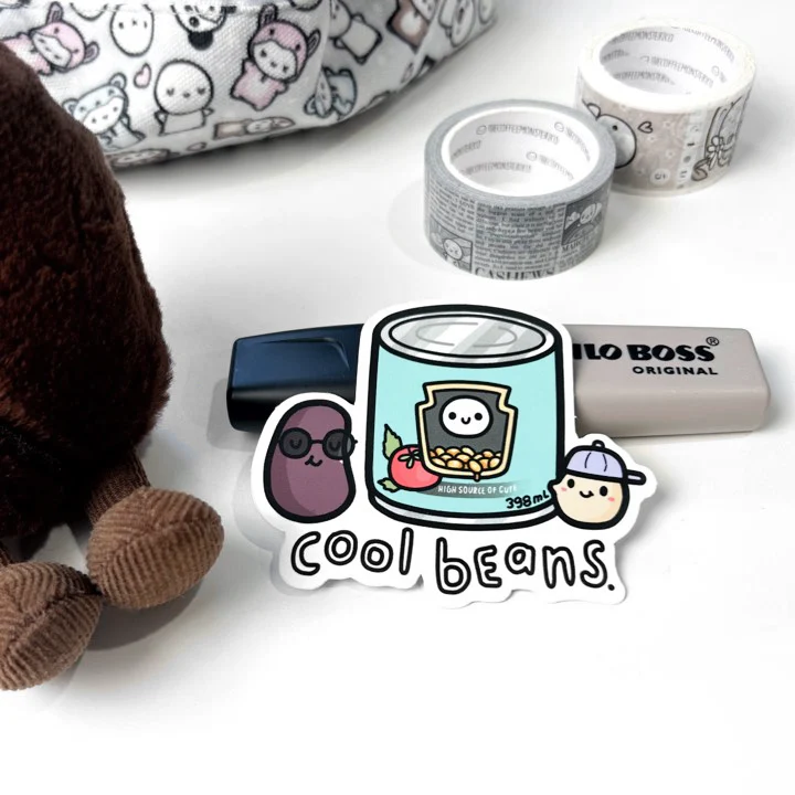 Cool Beans - Vinyl Sticker