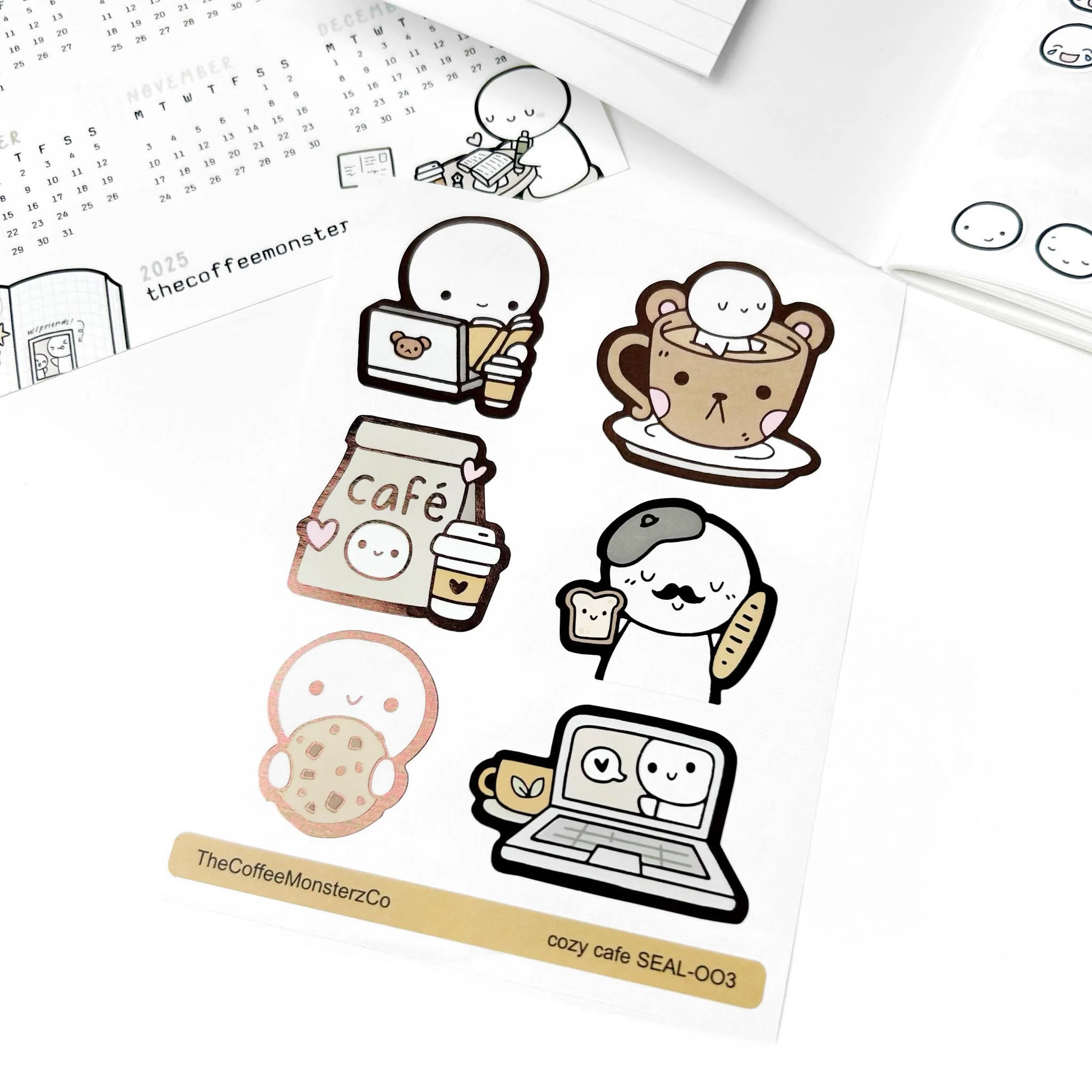Cozy Cafe - Sticker Seals