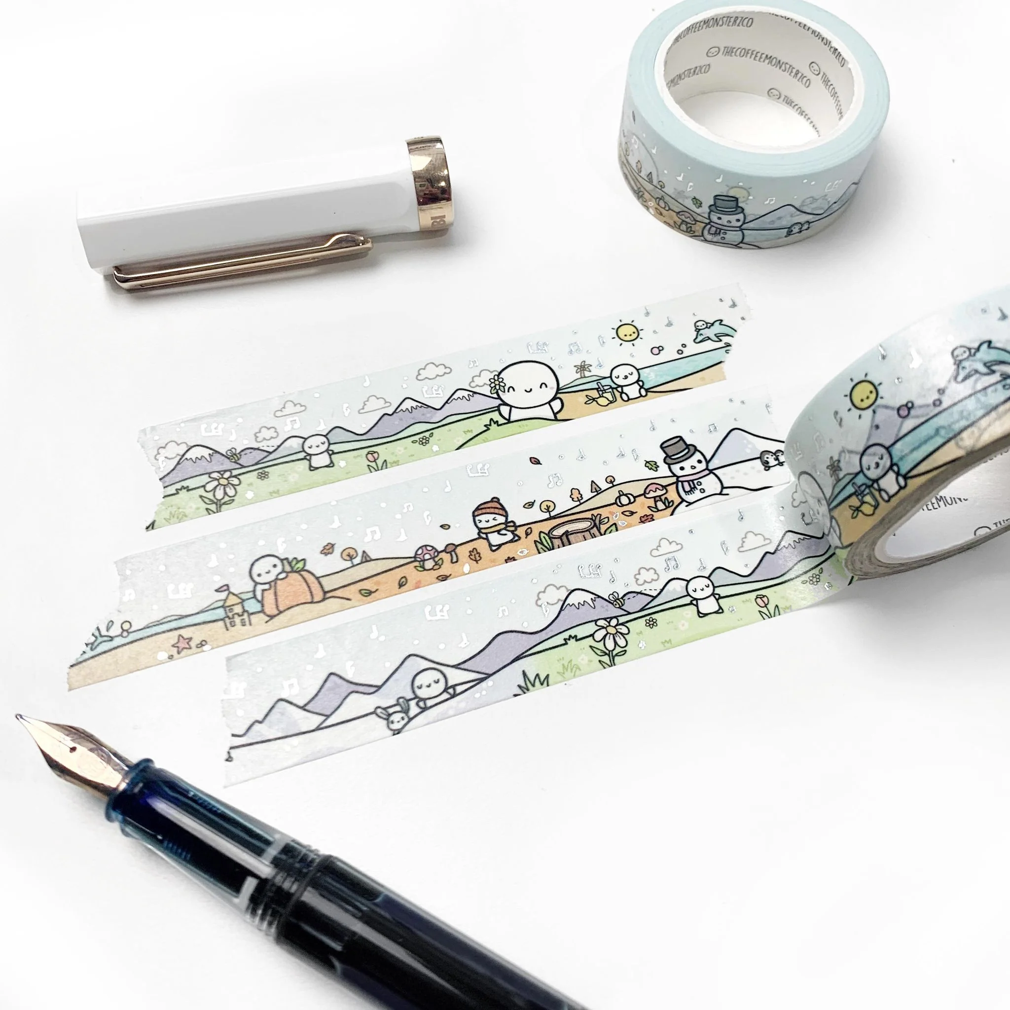 The Four Seasons Washi Tape - 18mm (1 per customer)
