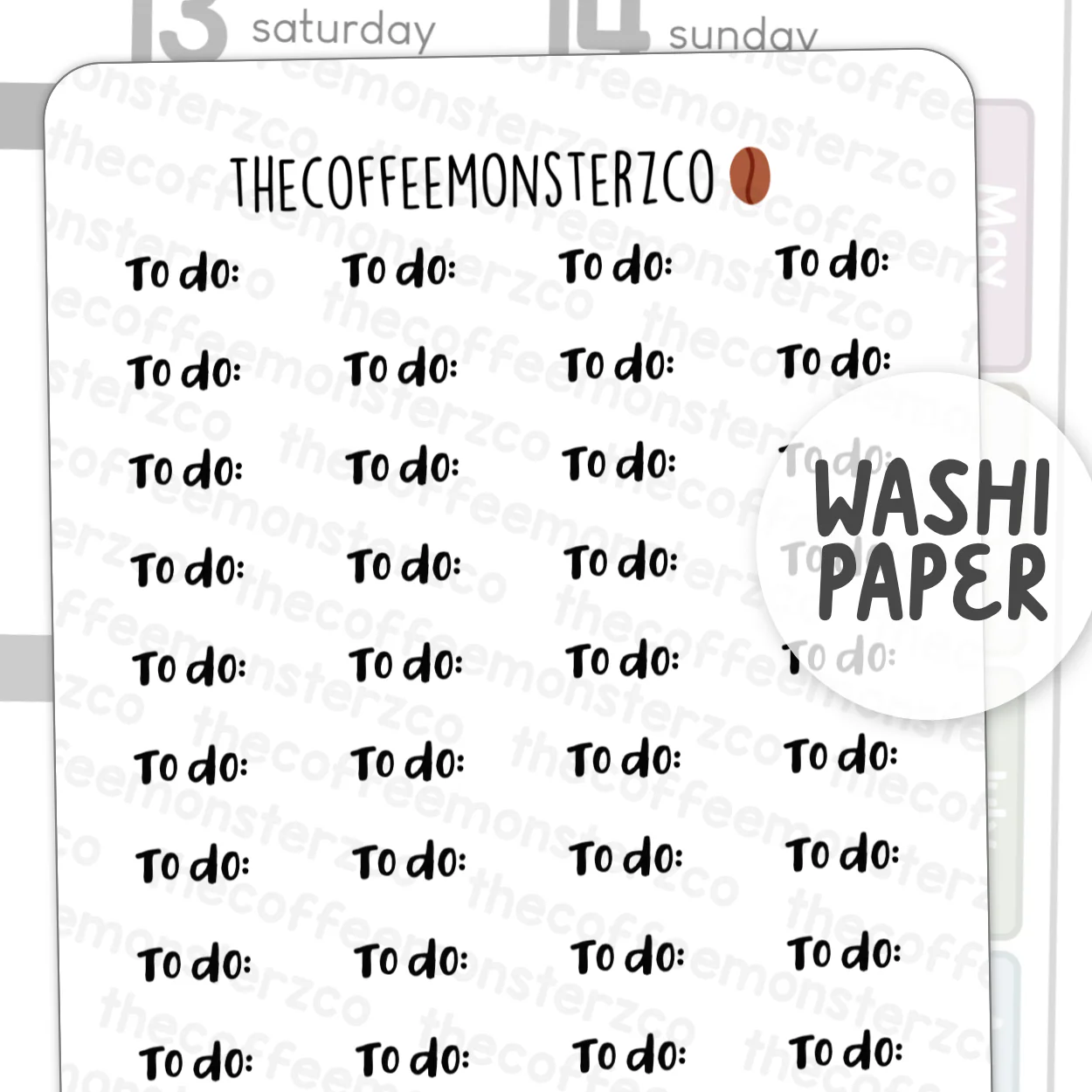 Helen's Lettering: To Do