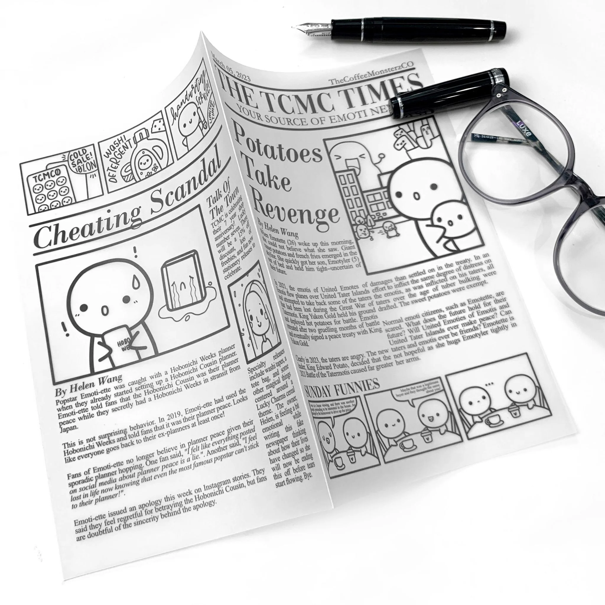 The TCMC Times - Vellum Paper