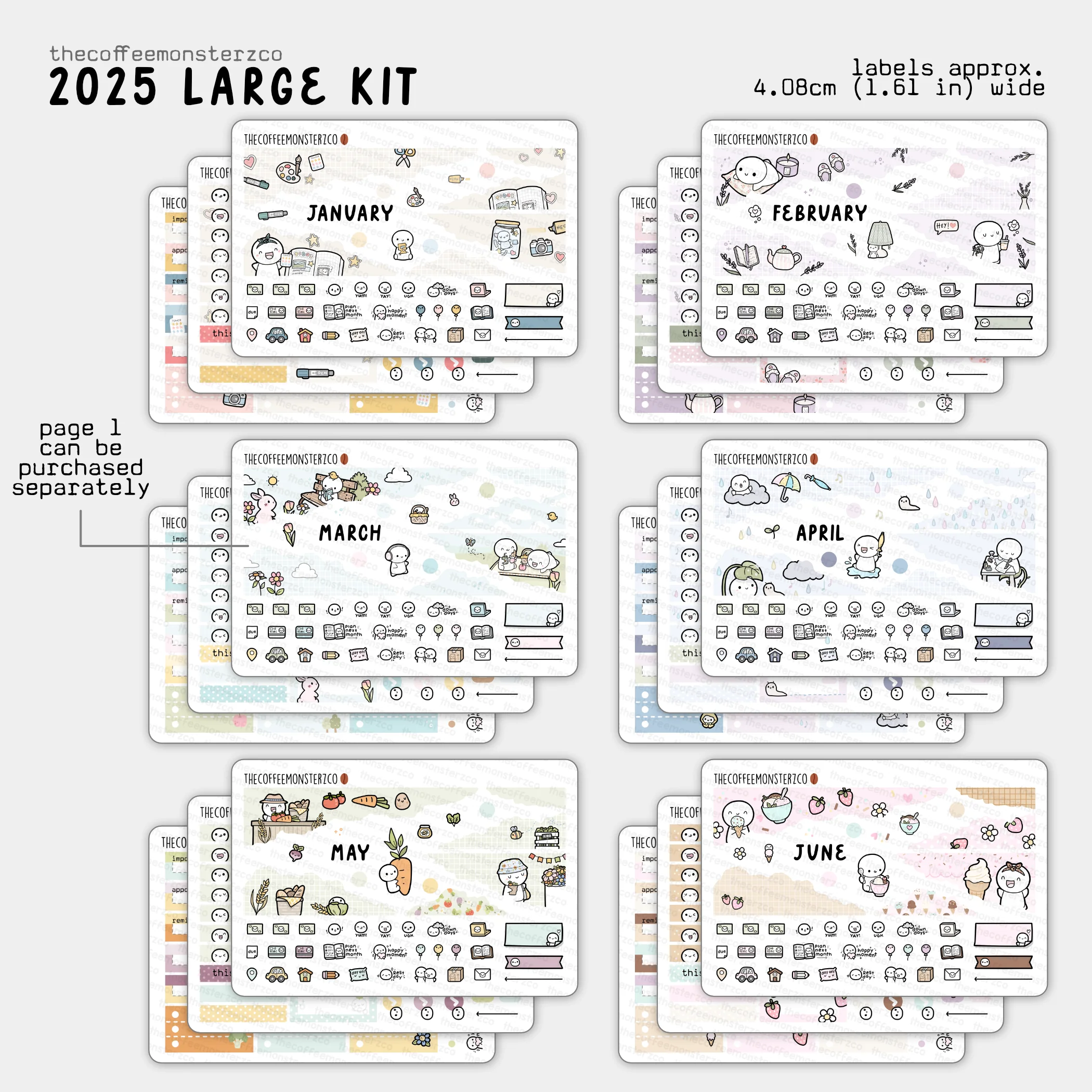 2025 Large Monthly Kit
