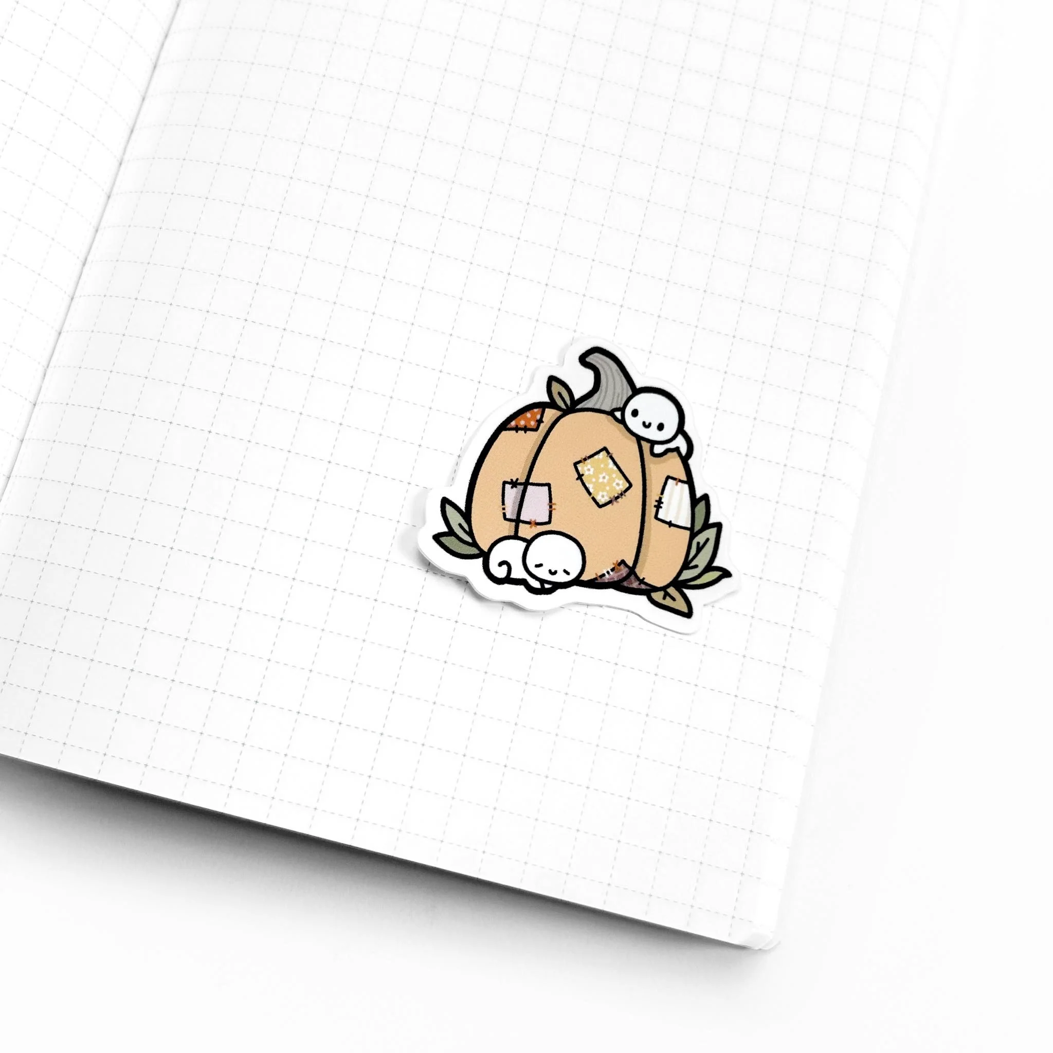 Patchy Pumpkin - Vinyl Sticker