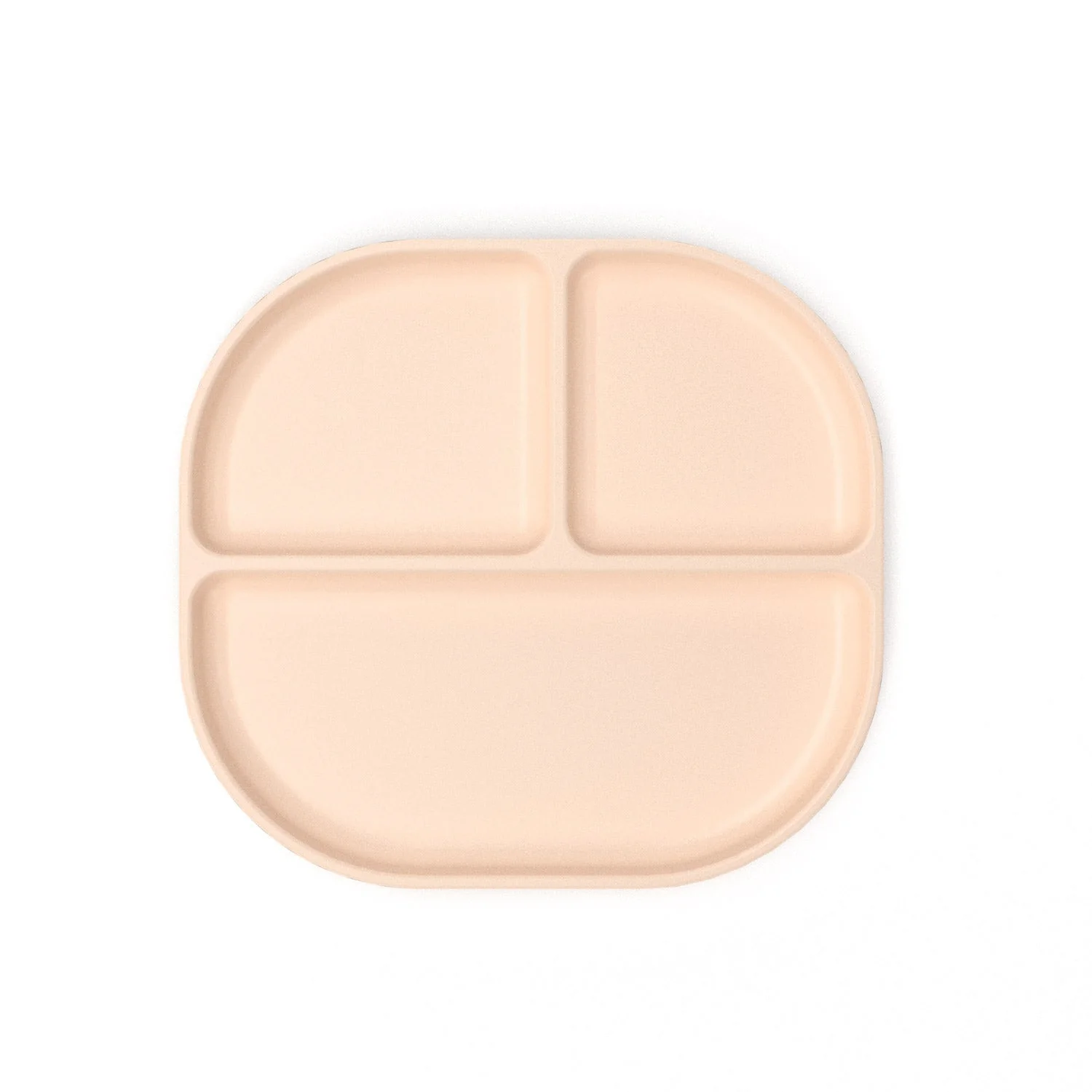 Divided Plate with rim - Blush