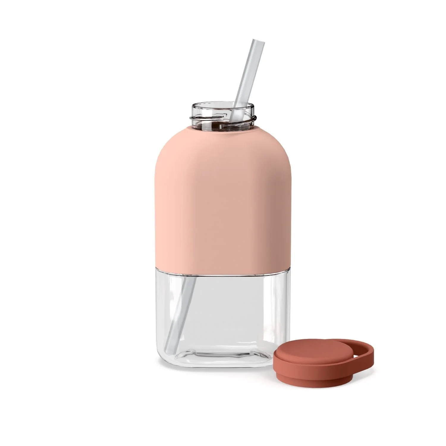 Slim Water Bottle 12 oz Blush / Terracotta