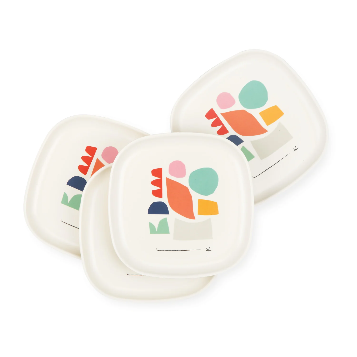 Illustrated Medium Plate Set - Color Series