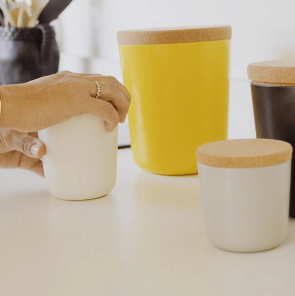 Duo Storage Jar XL & XXL - Lemon