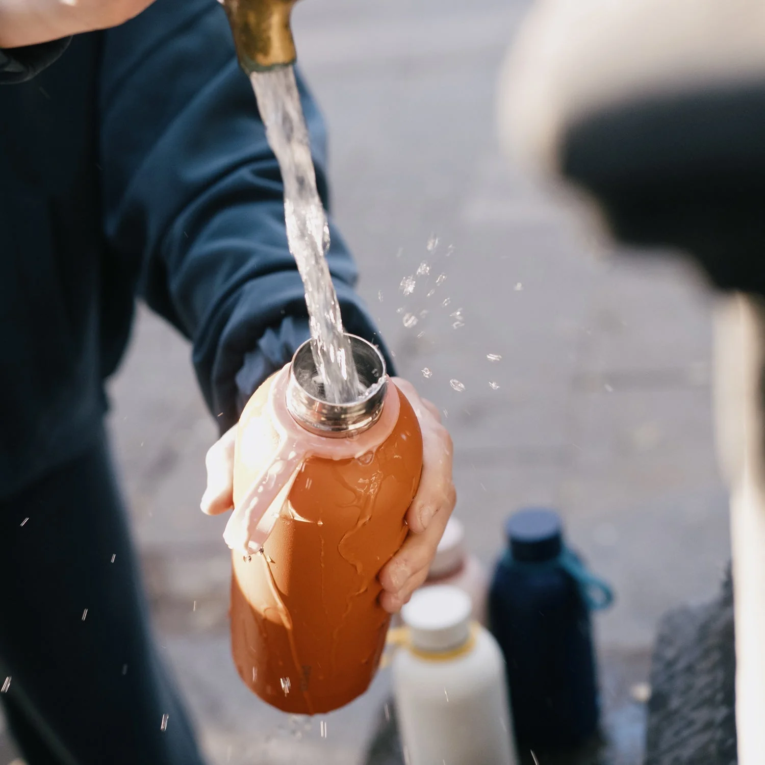 Insulated Reusable Bottle 12 oz - Brick