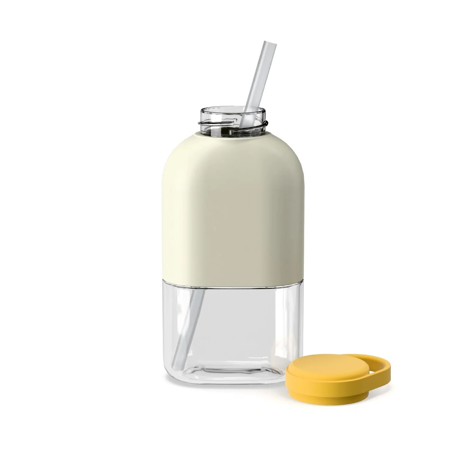 Slim Water Bottle 12 oz Ivory / Mimosa