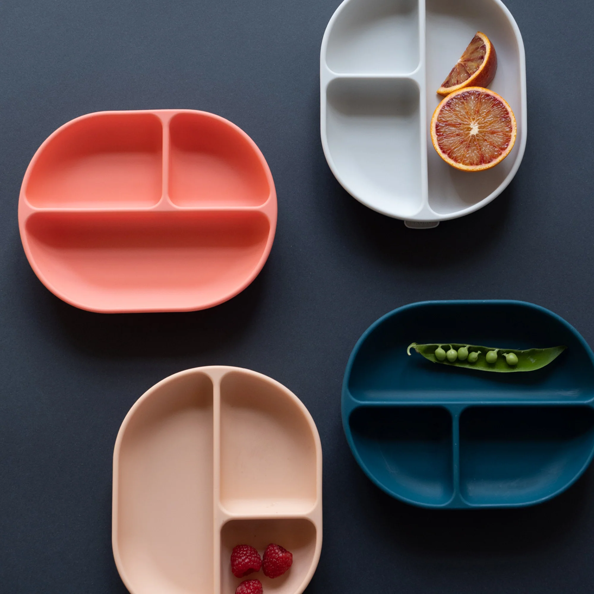 Duo Divided Suction Plate & Sippy Cup - Cloud