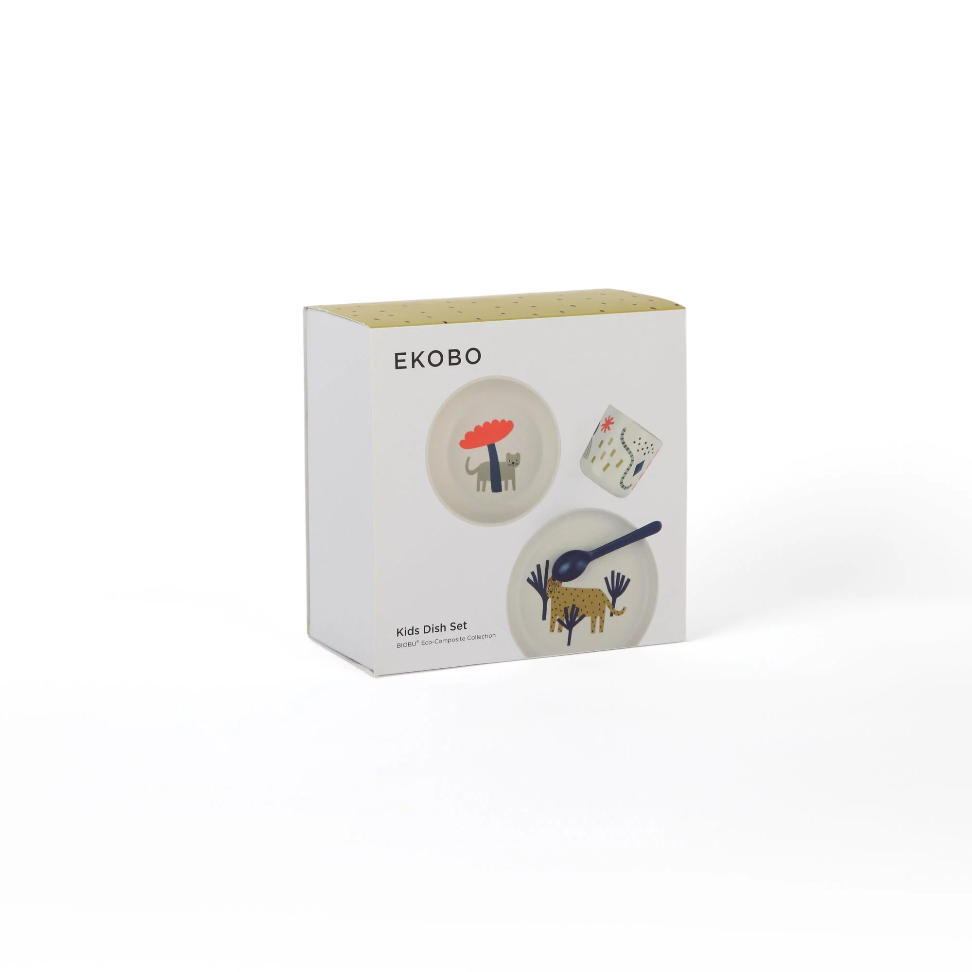 Illustrated Bamboo Kid Set - Leopard