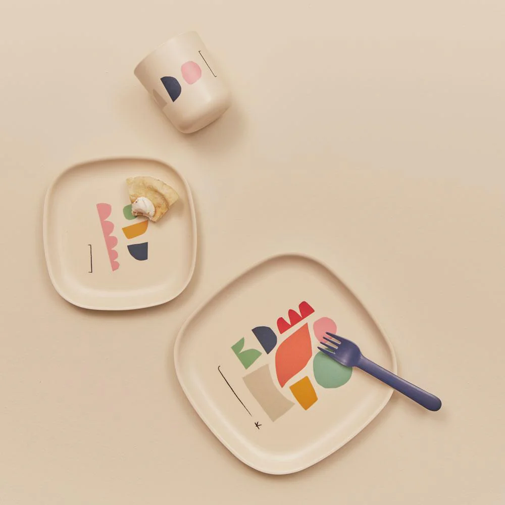 Illustrated Medium Cup Set - Color Series
