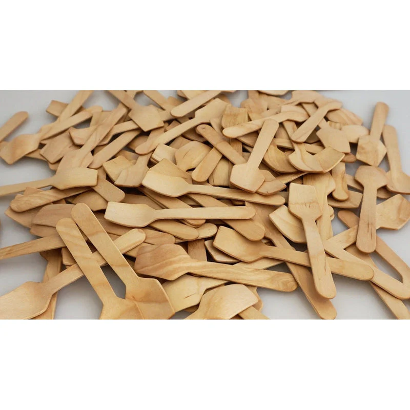 VerTerra Heavy Wooden Tasting Spoon 4