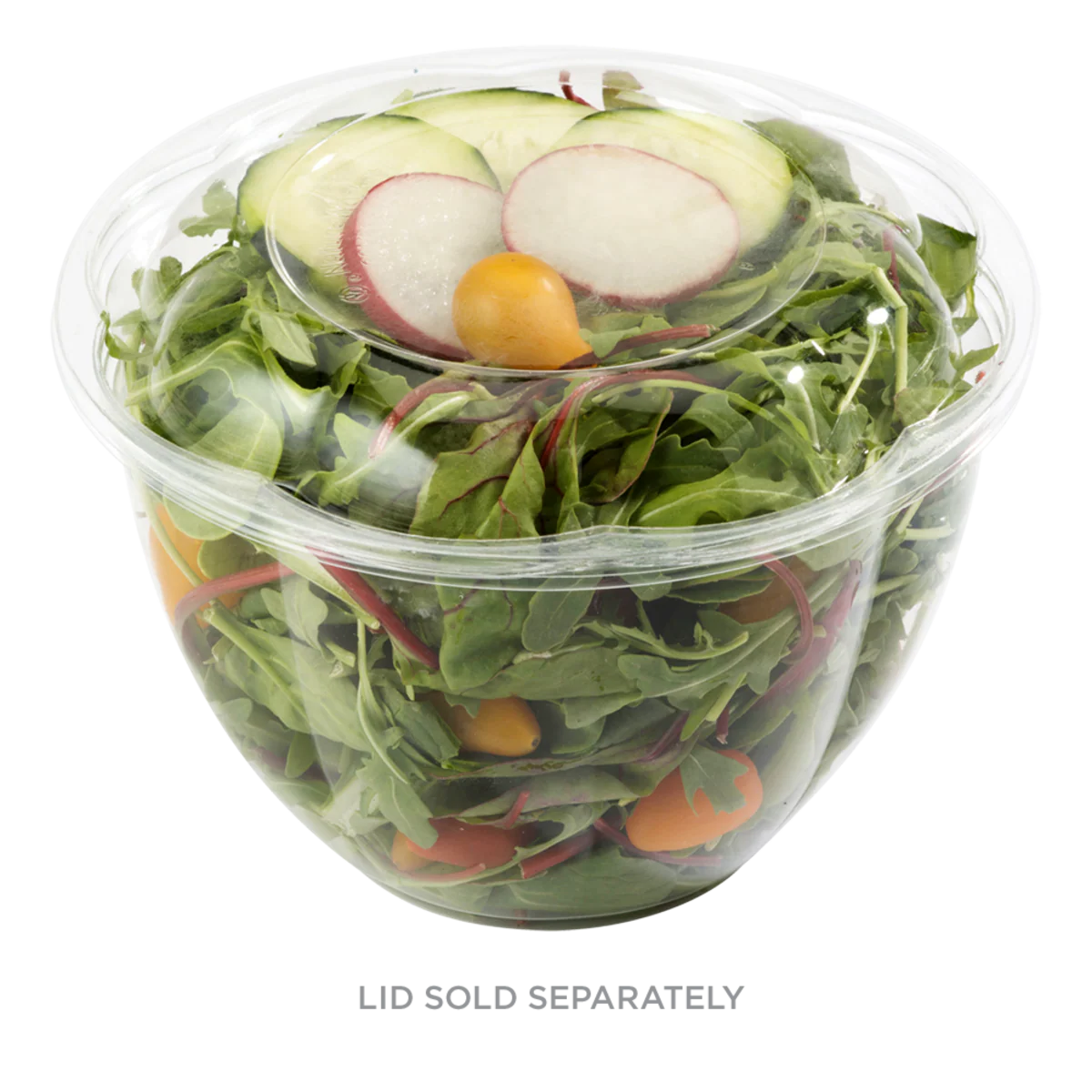 World Centric's 48 oz Salad Bowl, Clear	SB-CS-48