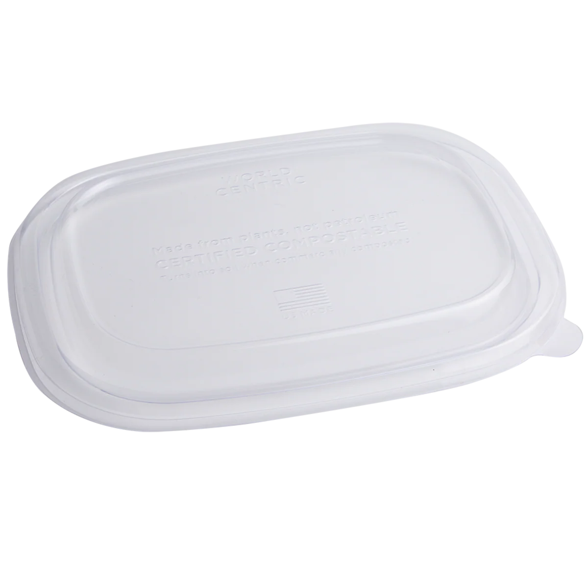 World Centric's	LID PLA – 20-48 oz Fiber Boxes, Clear, Dome	CTL-CS-3