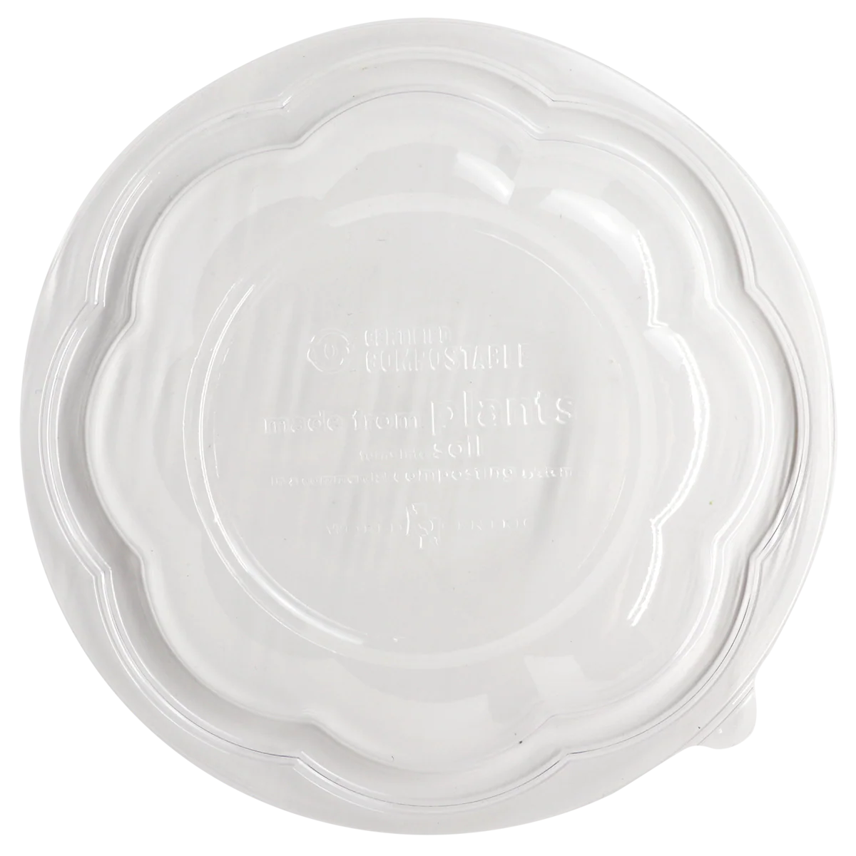 World Centric's LID PLA - 24-48 oz Salad Bowls, Dome, Clear	SBL-CS-32