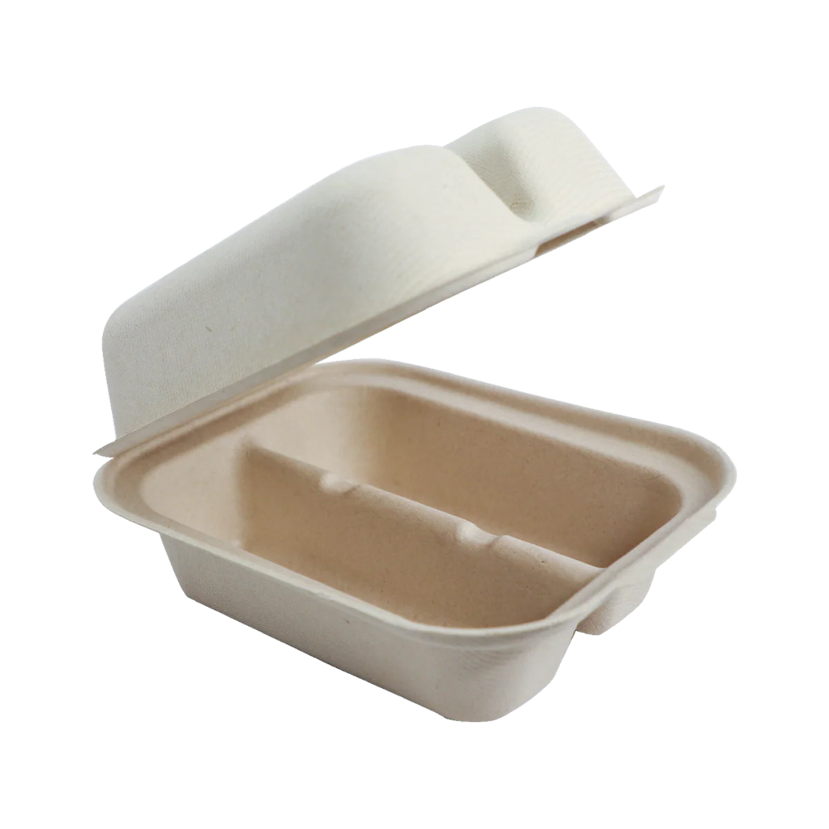World Centric's 8x5x3” Fiber Taco Box, 2-Compt	TO-SC-T2