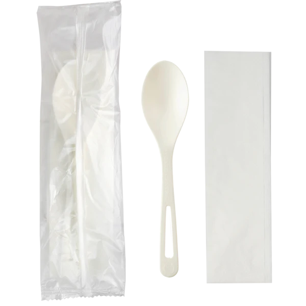 6” TPLA Set: (Spoon, Napkin) AS-PS-SN - SPECIAL ORDER ONLY
