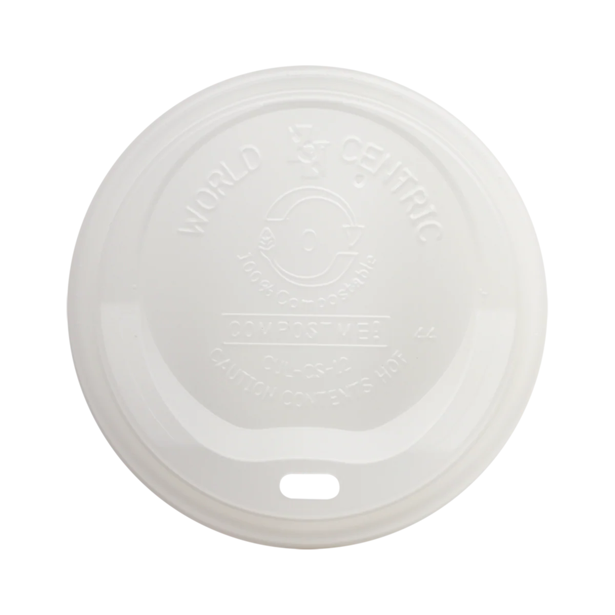 World Centric's LID PLA - 10-20 oz Hot Cups, White	CUL-CS-12