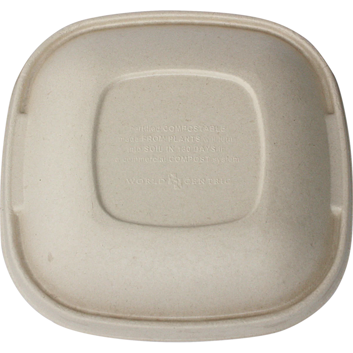 World Centric LID Fiber - 24-48 oz Square Bowls BQL-SC-24