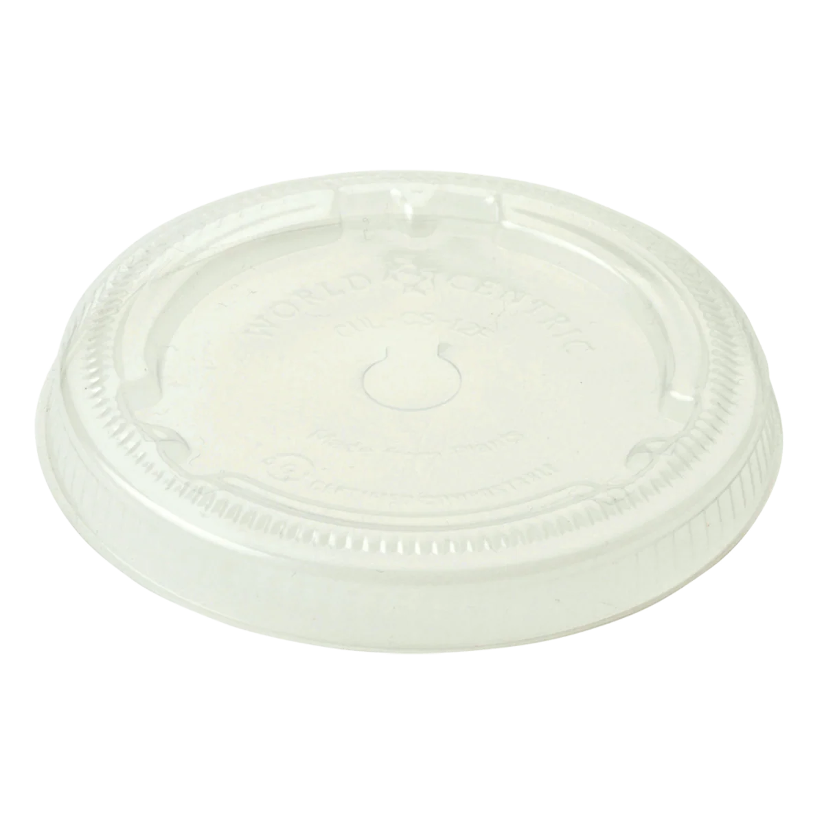 World Centric's LID PLA - 12-22 oz Cold Cups, Clear	CUL-CS-12F