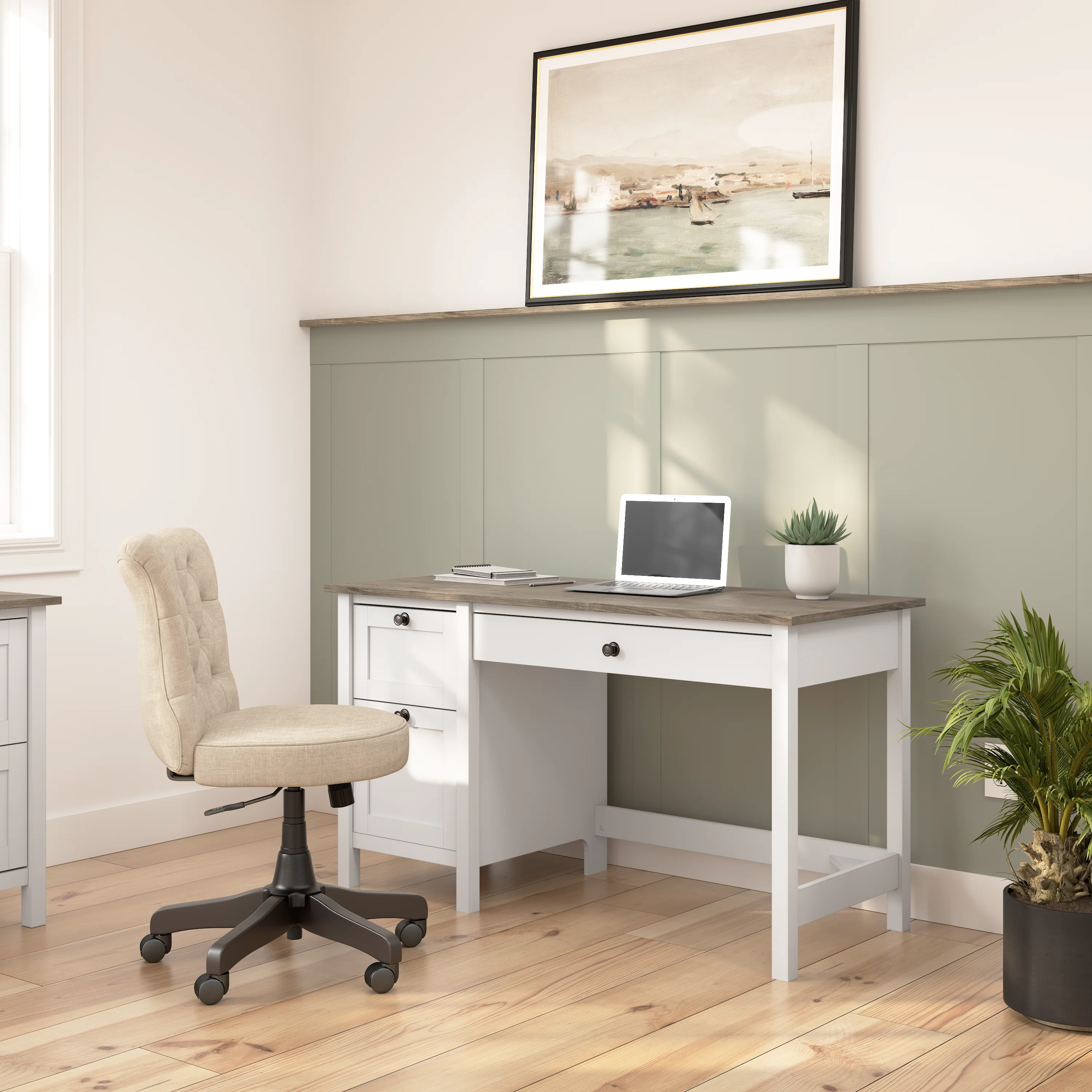 Mayfield 54W Computer Desk with Drawers