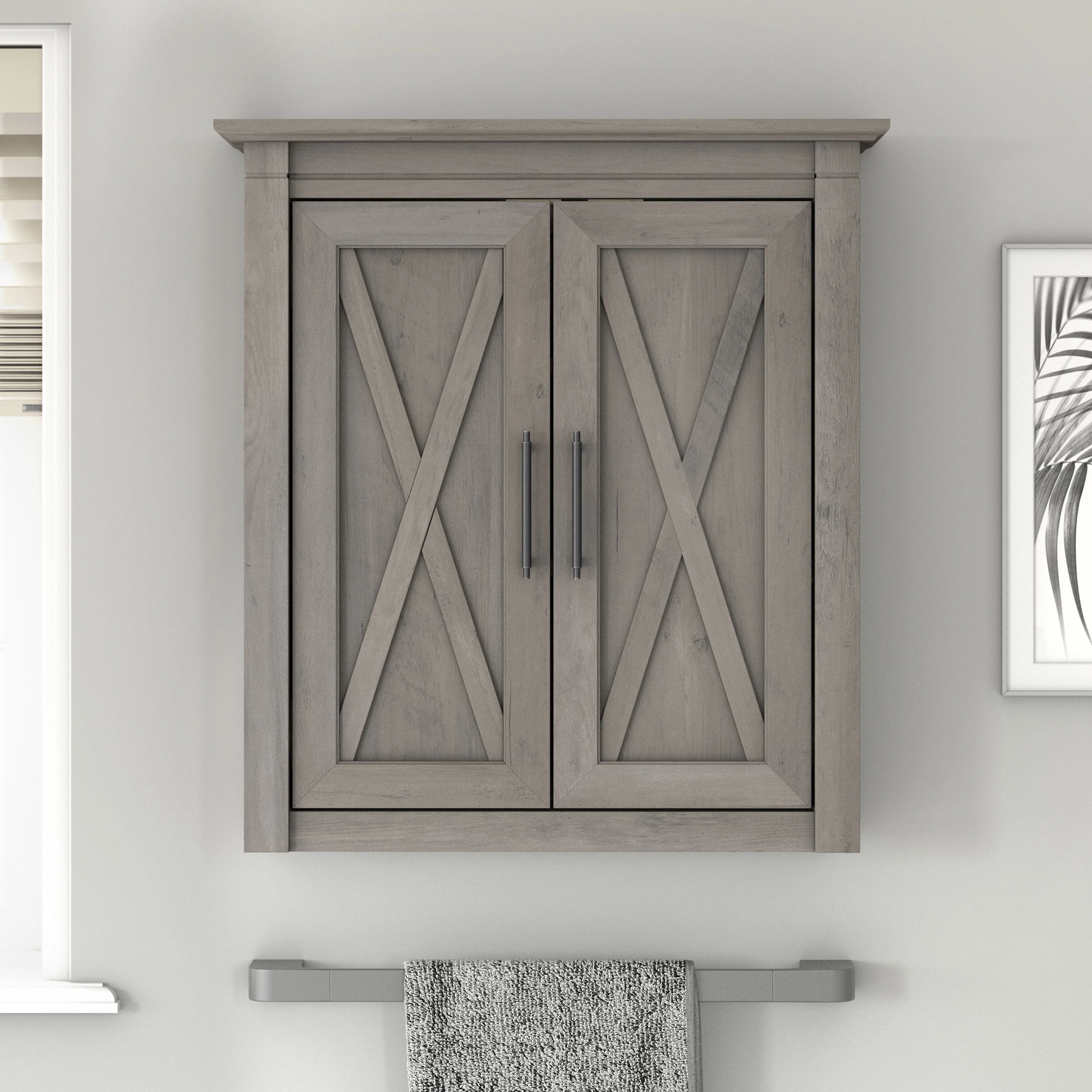 Key West Bathroom Wall Cabinet with Doors