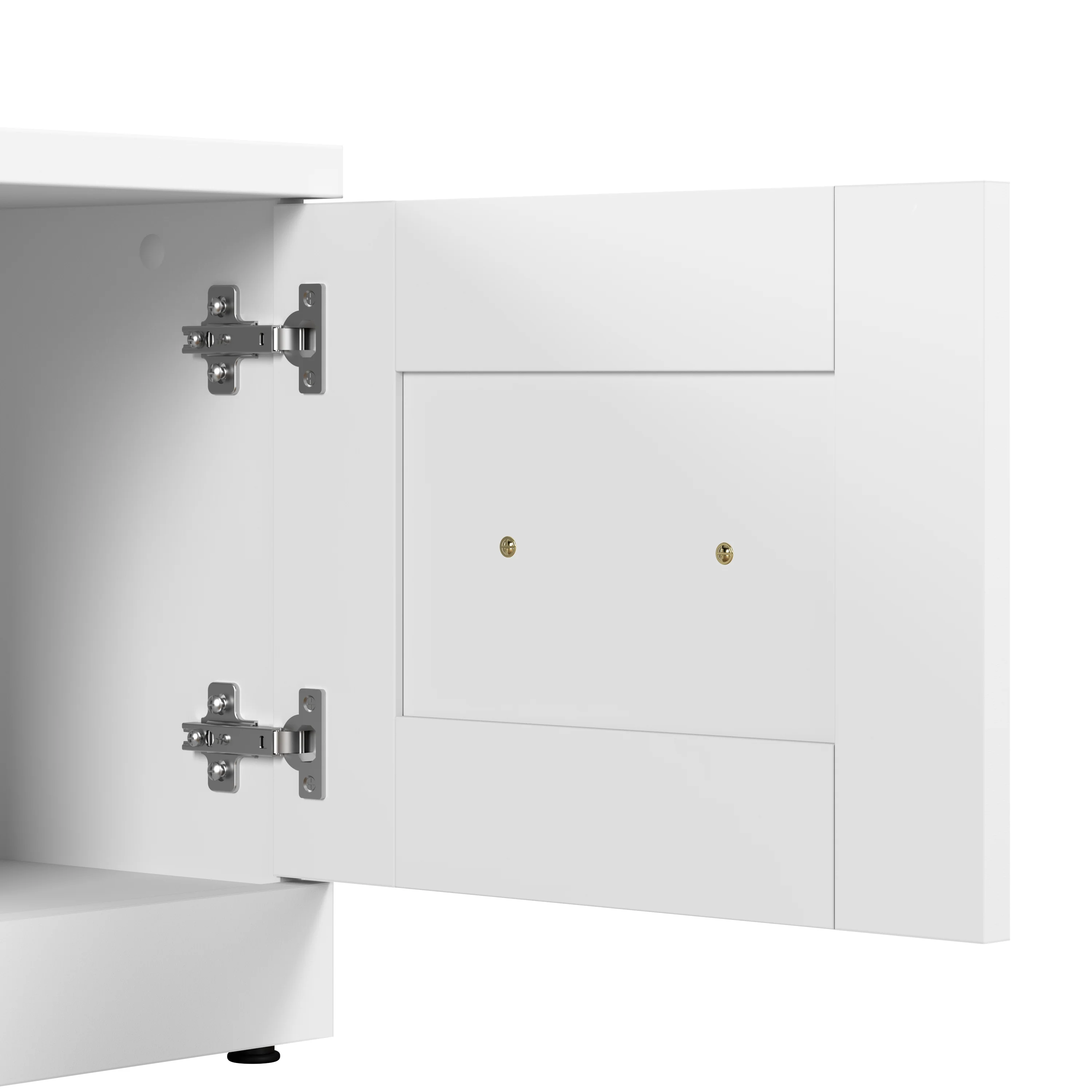 Hampton Heights Full Entryway Storage Set with Hall Tree, Shoe Bench with Doors and Narrow Cabinets