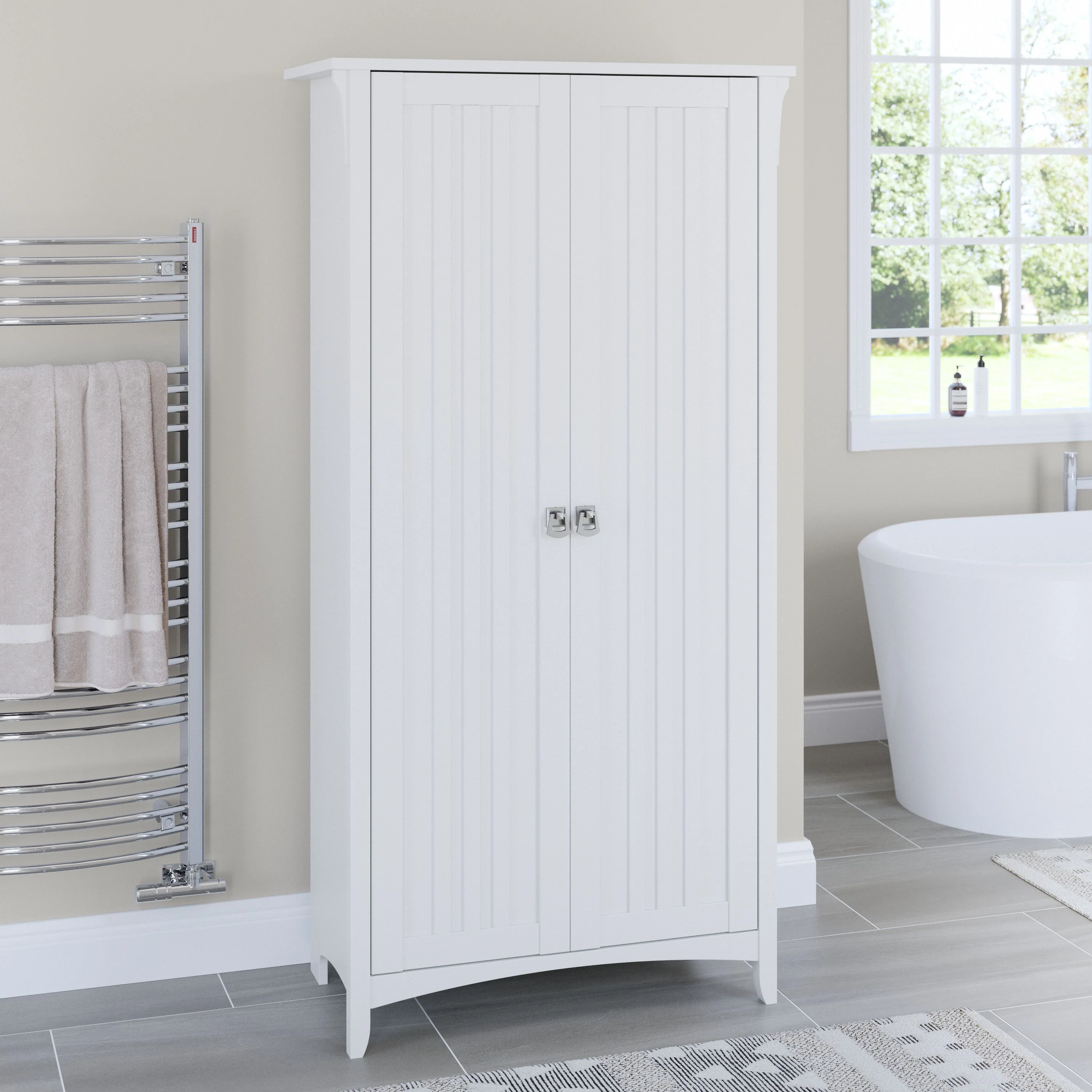 Salinas Bathroom Storage Cabinet with Doors