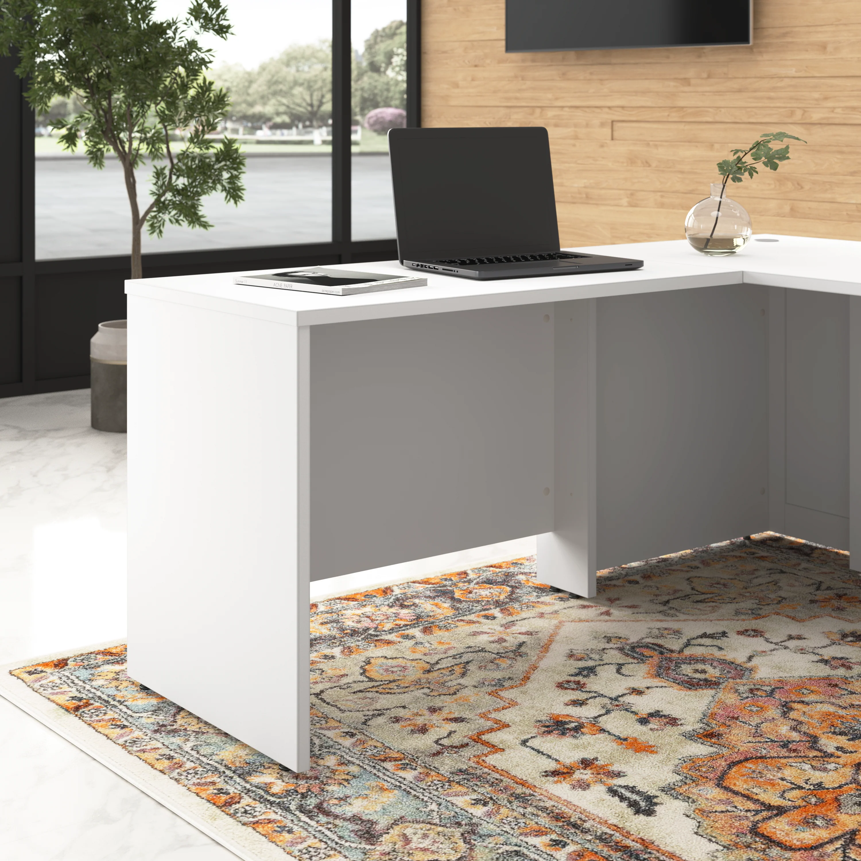 Hampton Heights 42W Desk Return