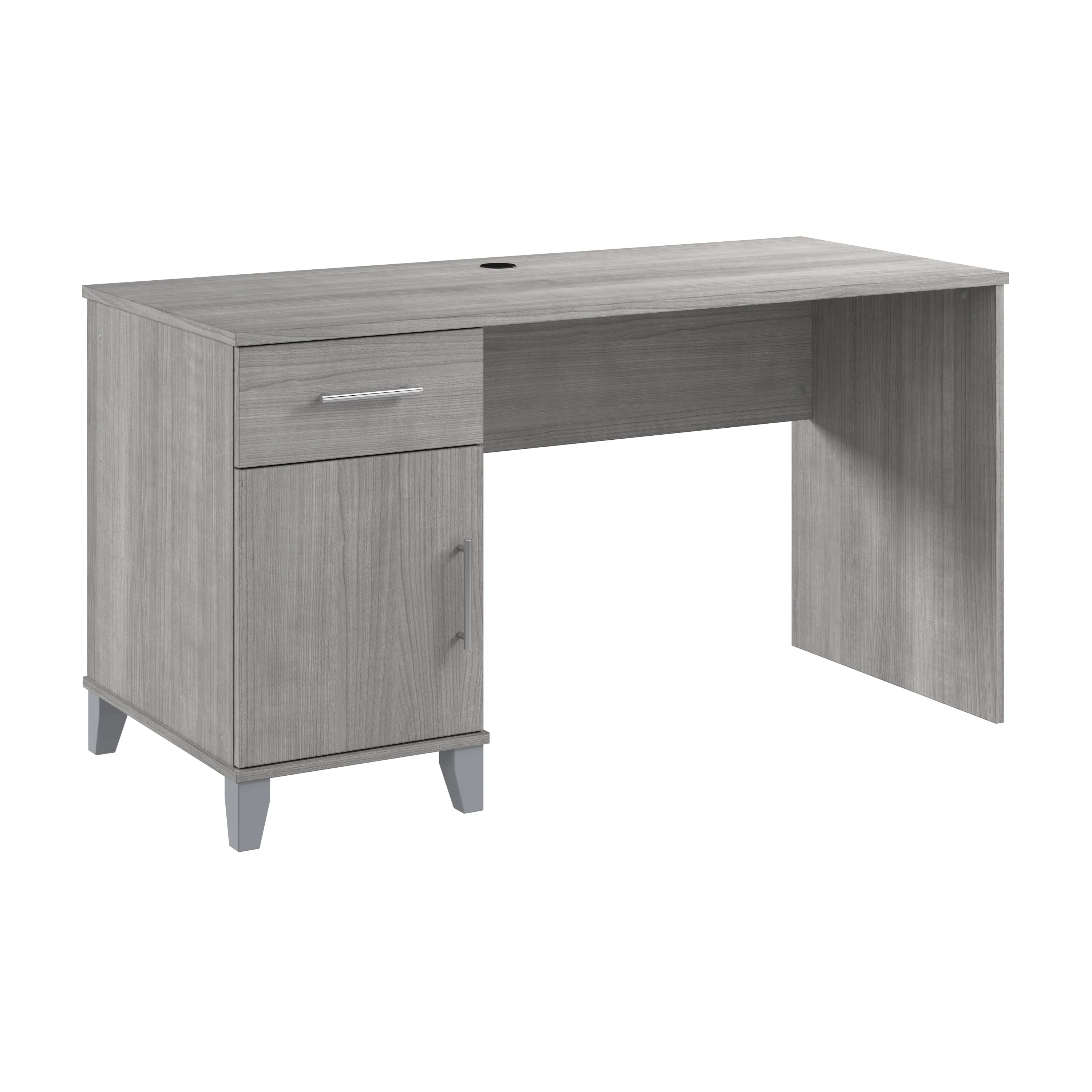 Somerset 54W Office Desk with Drawer and Storage Cabinet