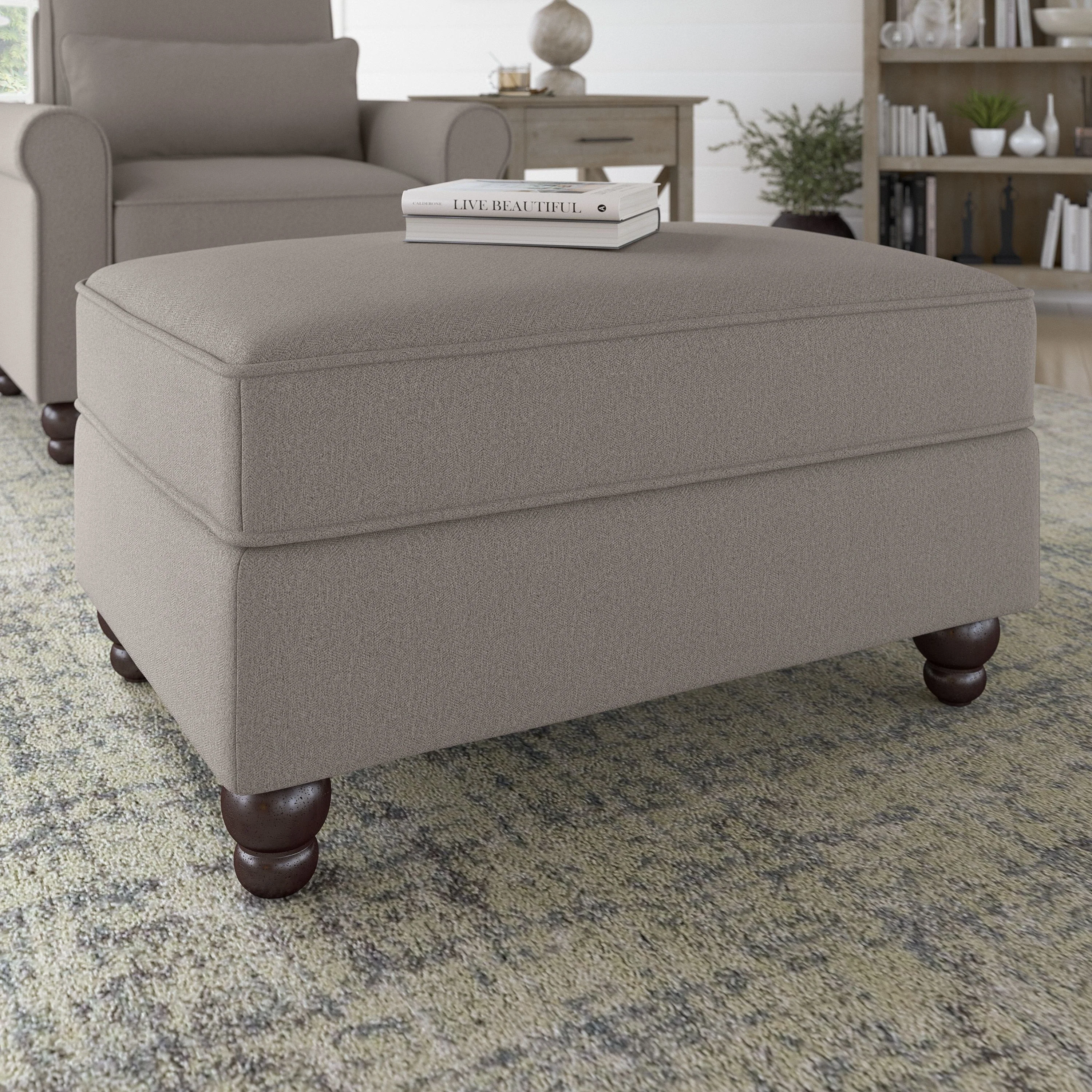 Hudson Storage Ottoman