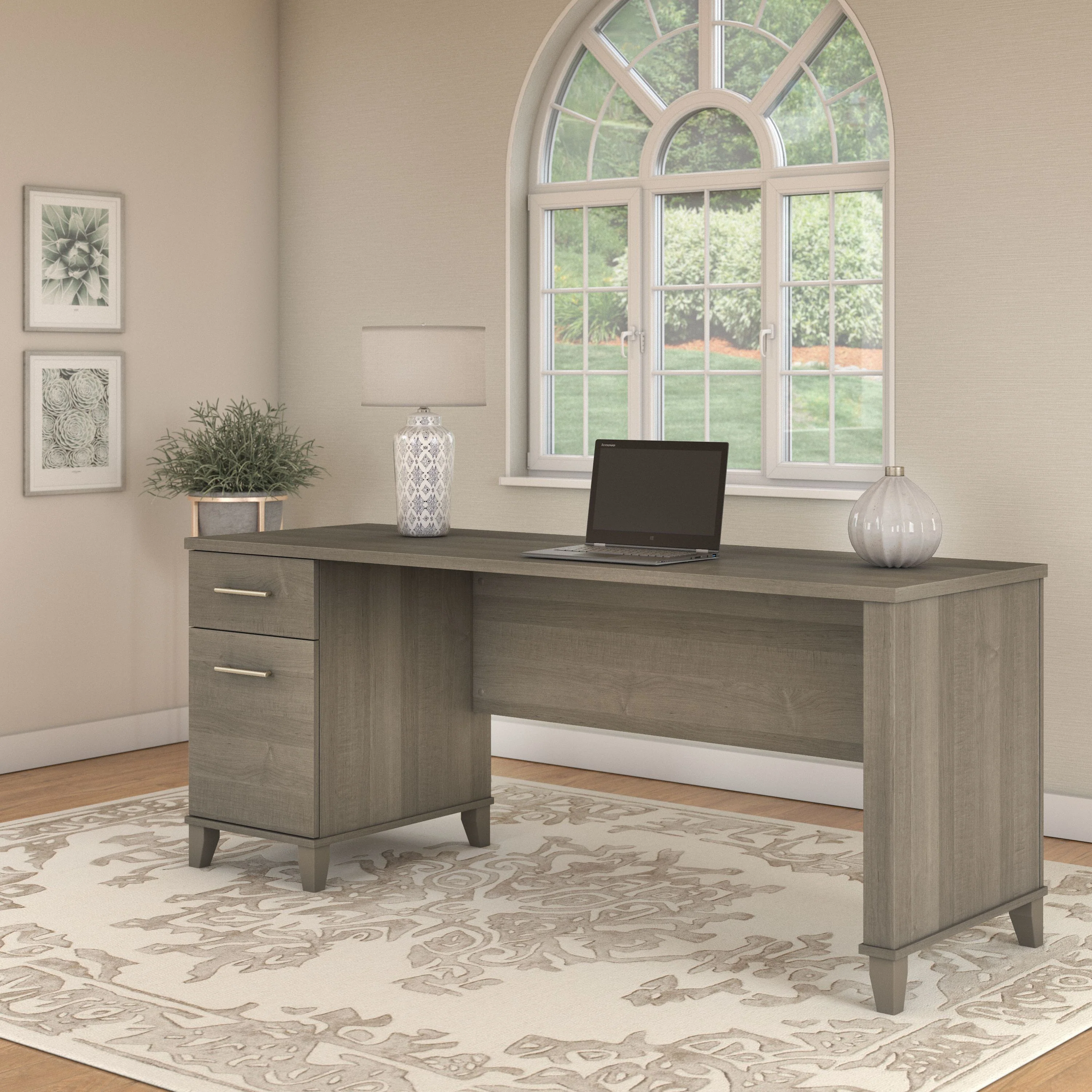 Somerset 72W Office Desk with Drawers