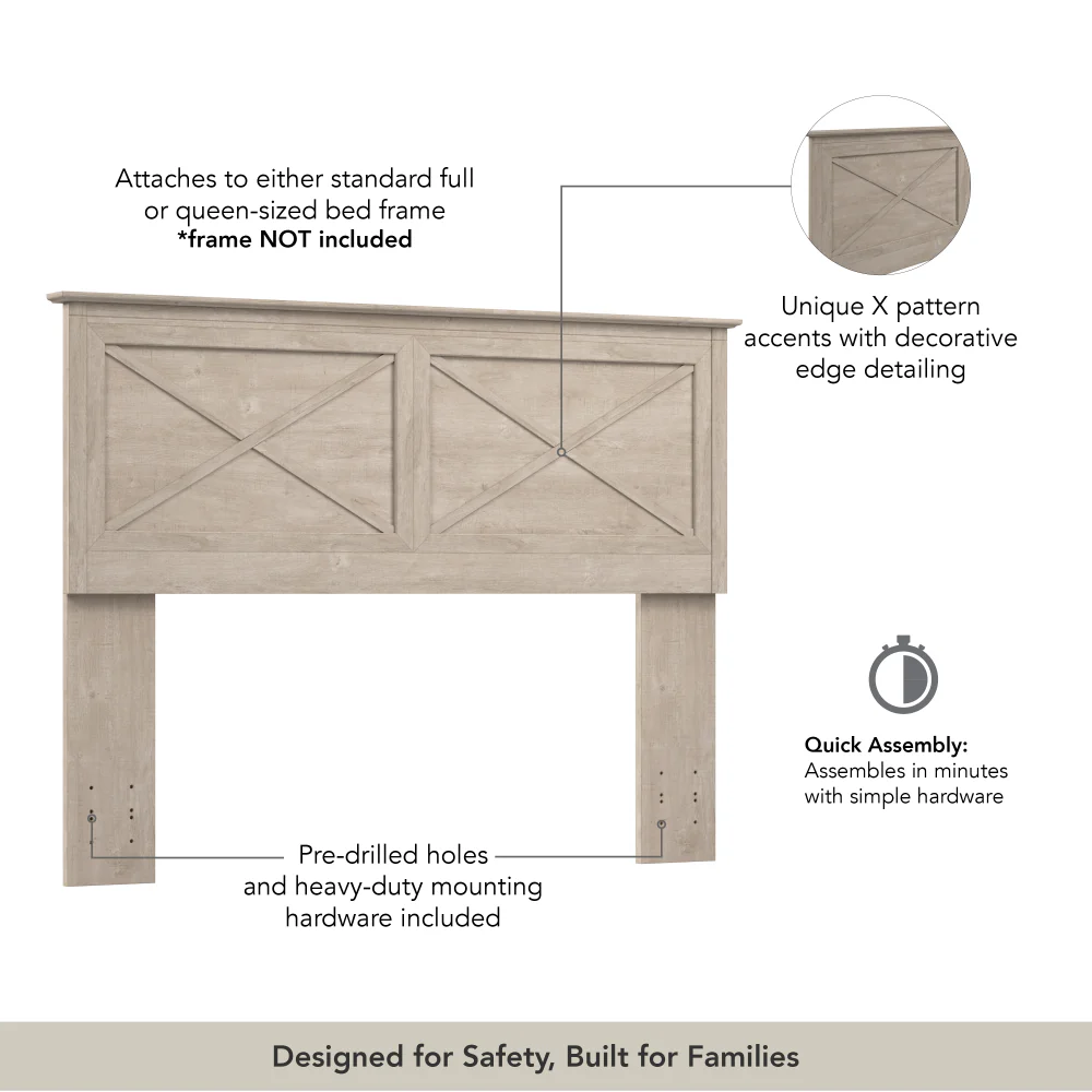 Bush Home Key West 65W Full/Queen Headboard