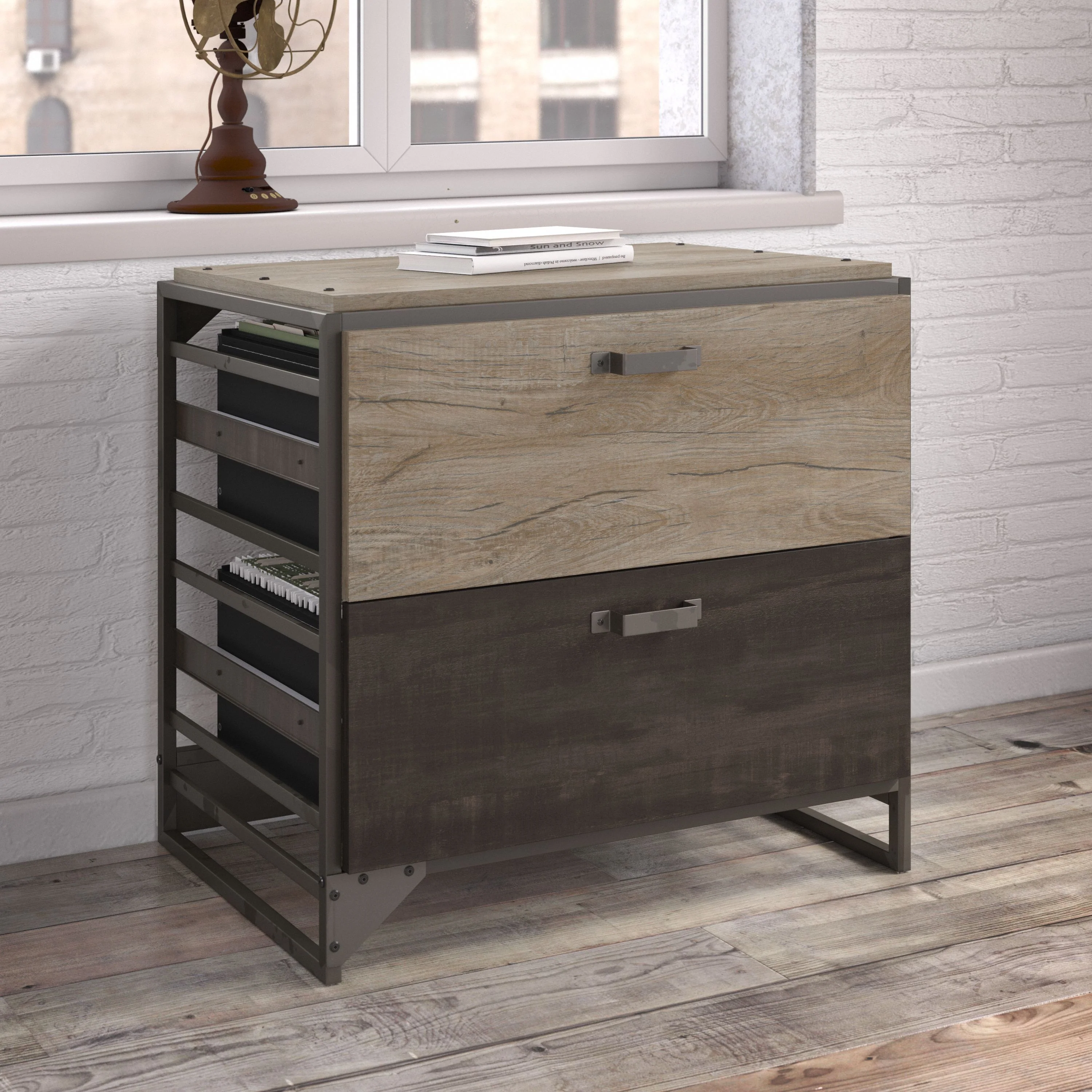 Refinery 2 Drawer Lateral File Cabinet