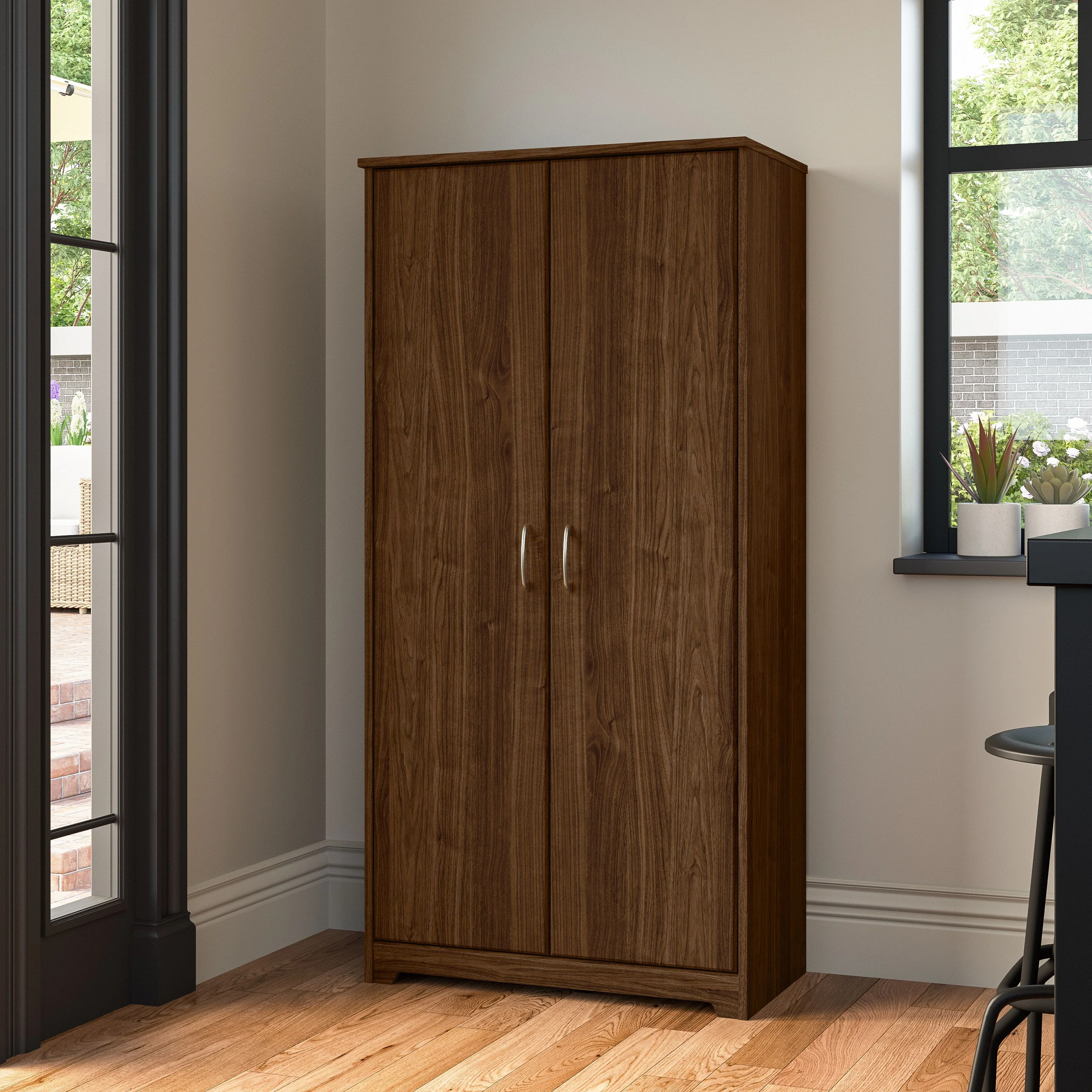 Cabot Tall Storage Cabinet with Doors