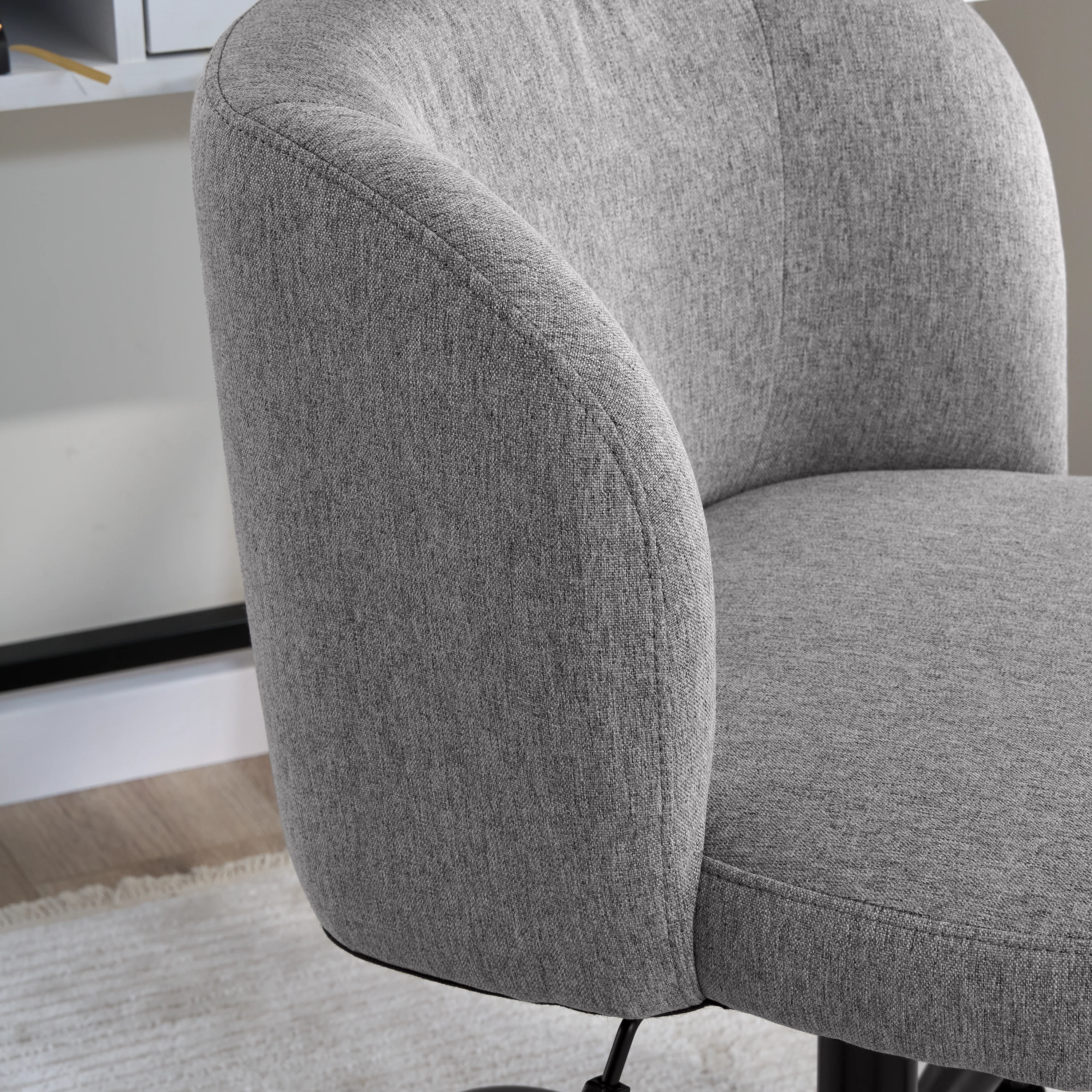 Pembroke Armless Desk Chair for Home Office
