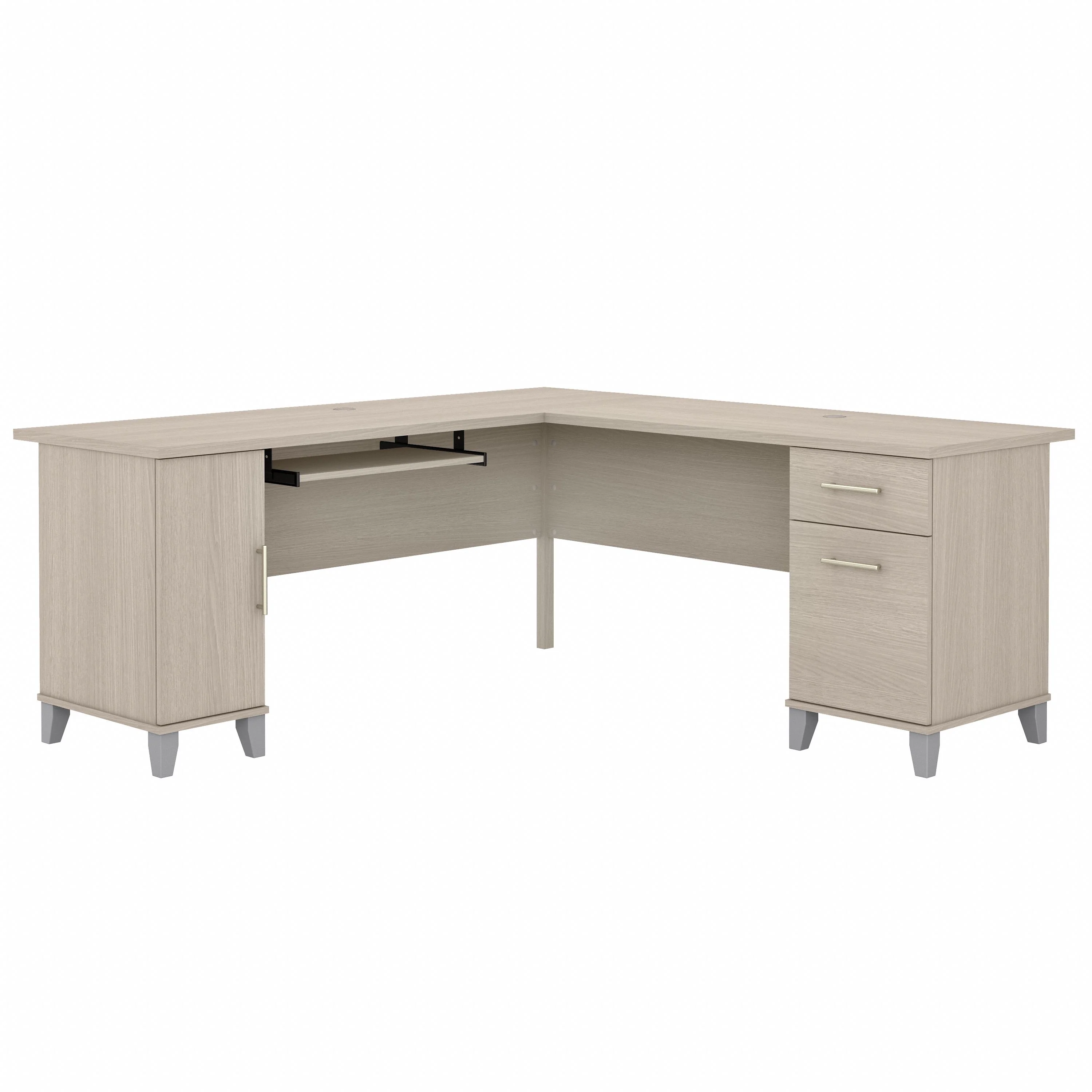 Somerset 72W L Shaped Desk with Storage