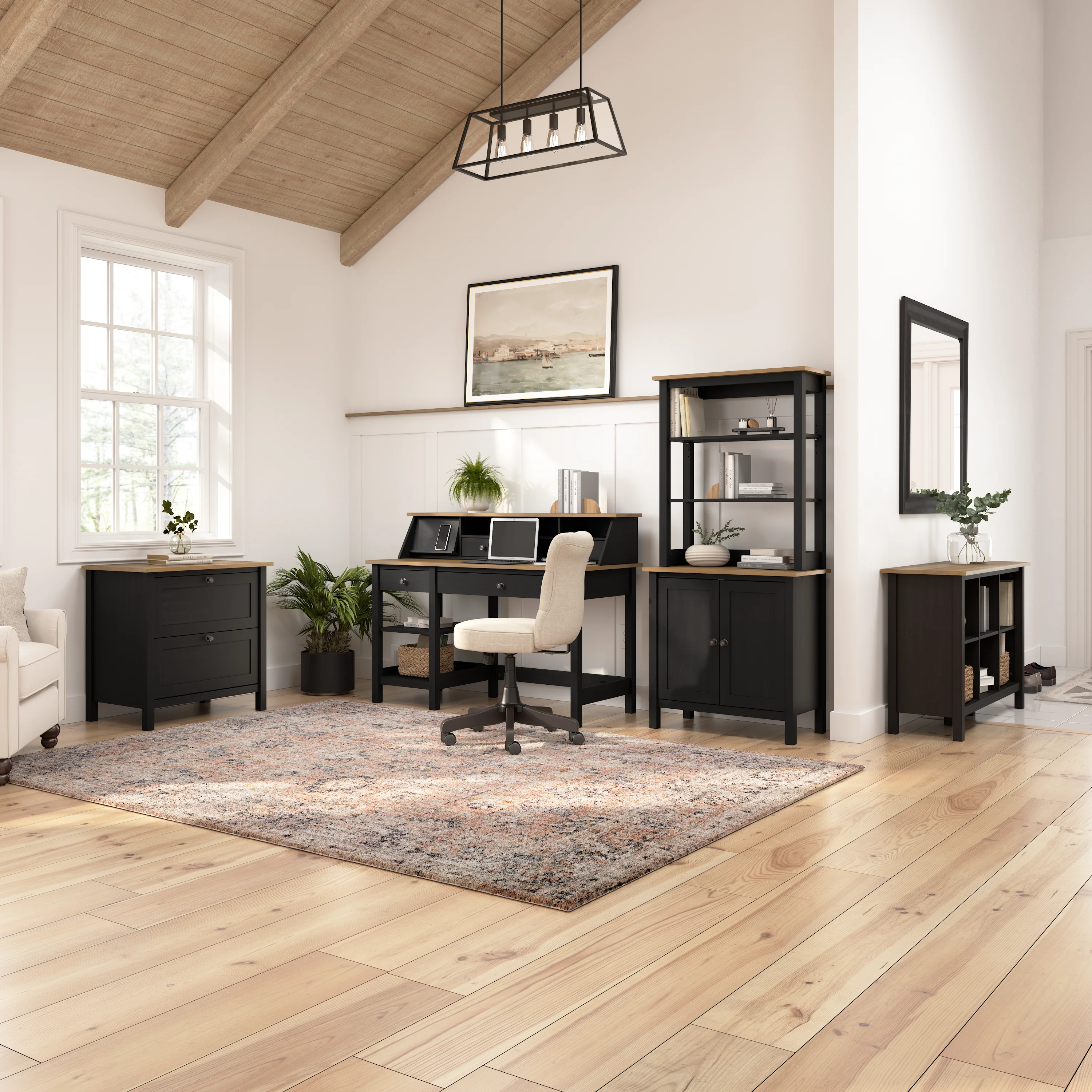 Mayfield 5 Shelf Bookcase with Doors