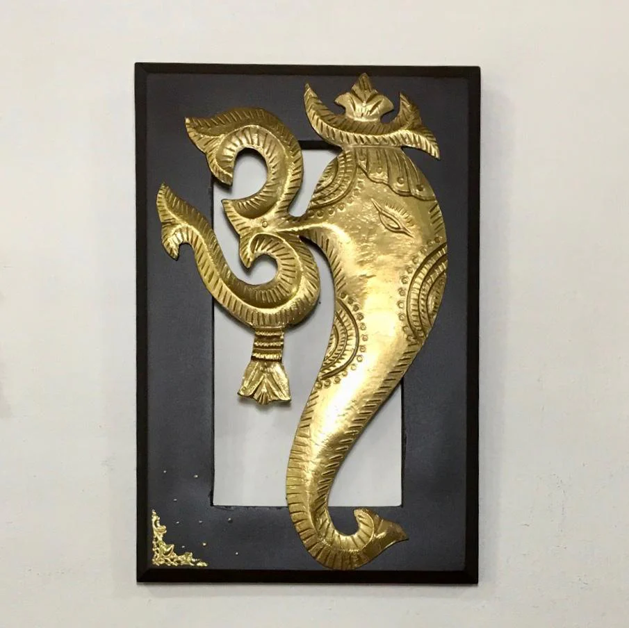 Om Ganesha Wall Hanging - Wall Decor