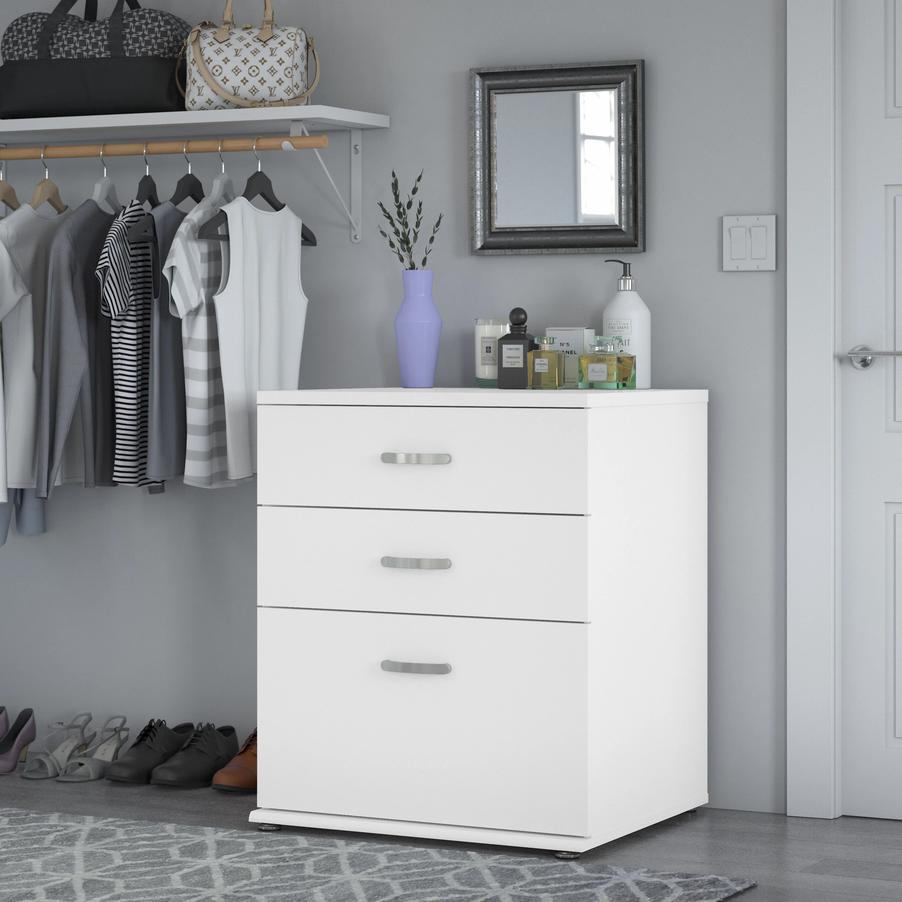 Universal Closet Organizer with Drawers